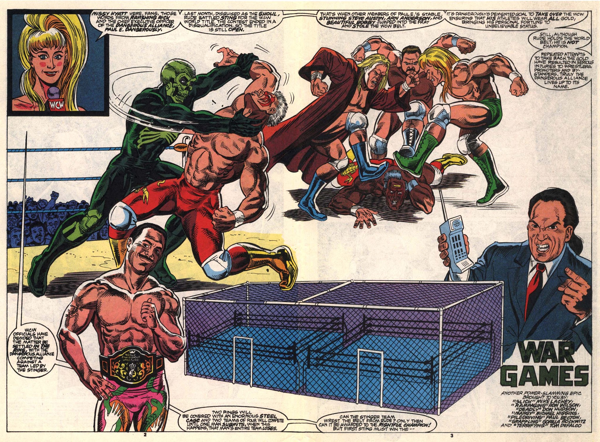 Read online WCW World Championship Wrestling comic -  Issue #5 - 4