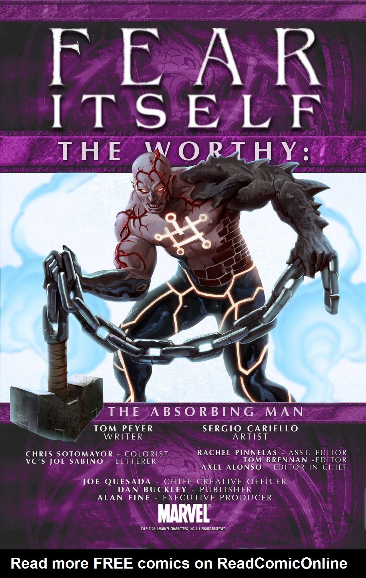 Read online Fear Itself: The Worthy comic -  Issue #7 - 1