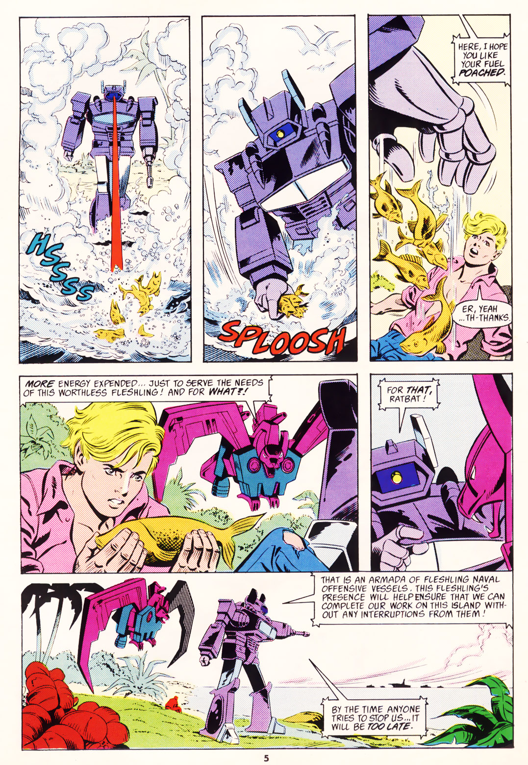 Read online The Transformers (UK) comic -  Issue #158 - 5