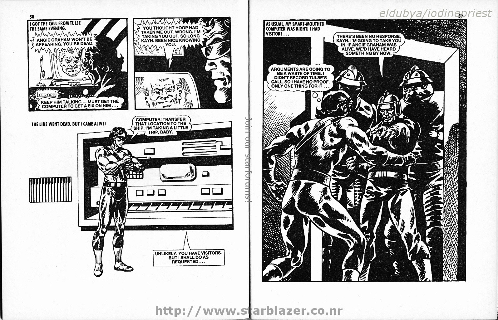 Read online Starblazer comic -  Issue #207 - 31