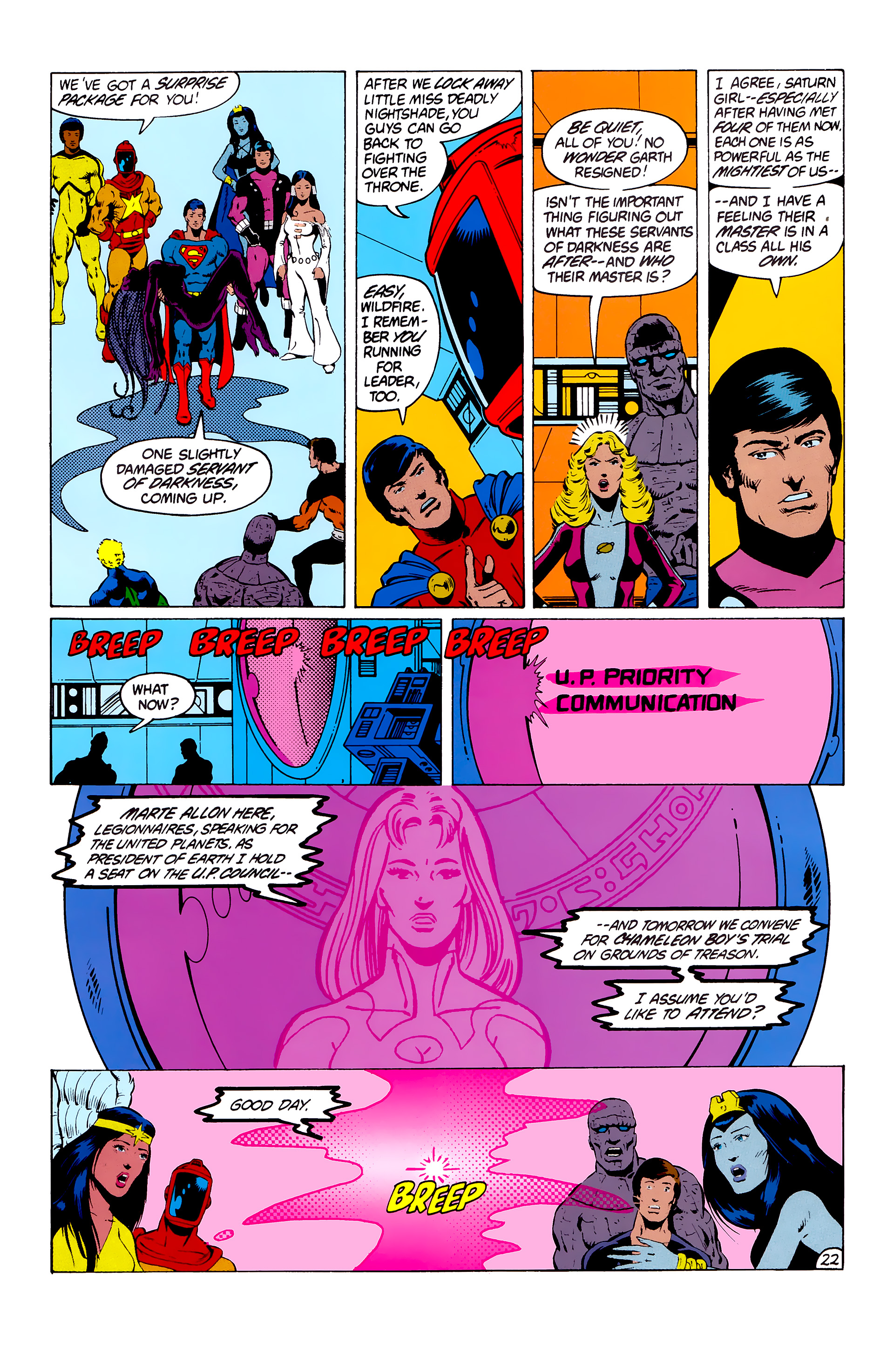 Read online Legion of Super-Heroes (1980) comic -  Issue #290 - 23