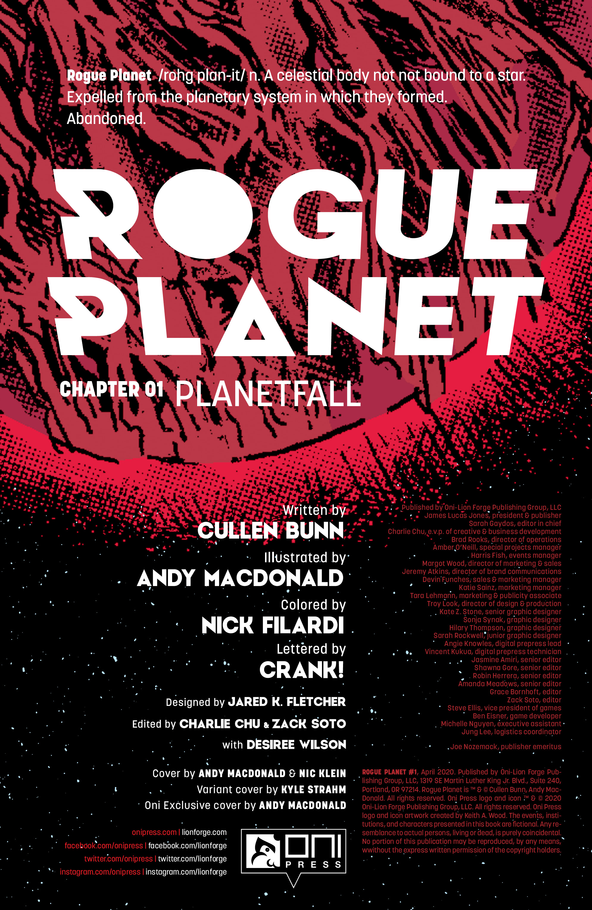 Read online Rogue Planet comic -  Issue #1 - 2