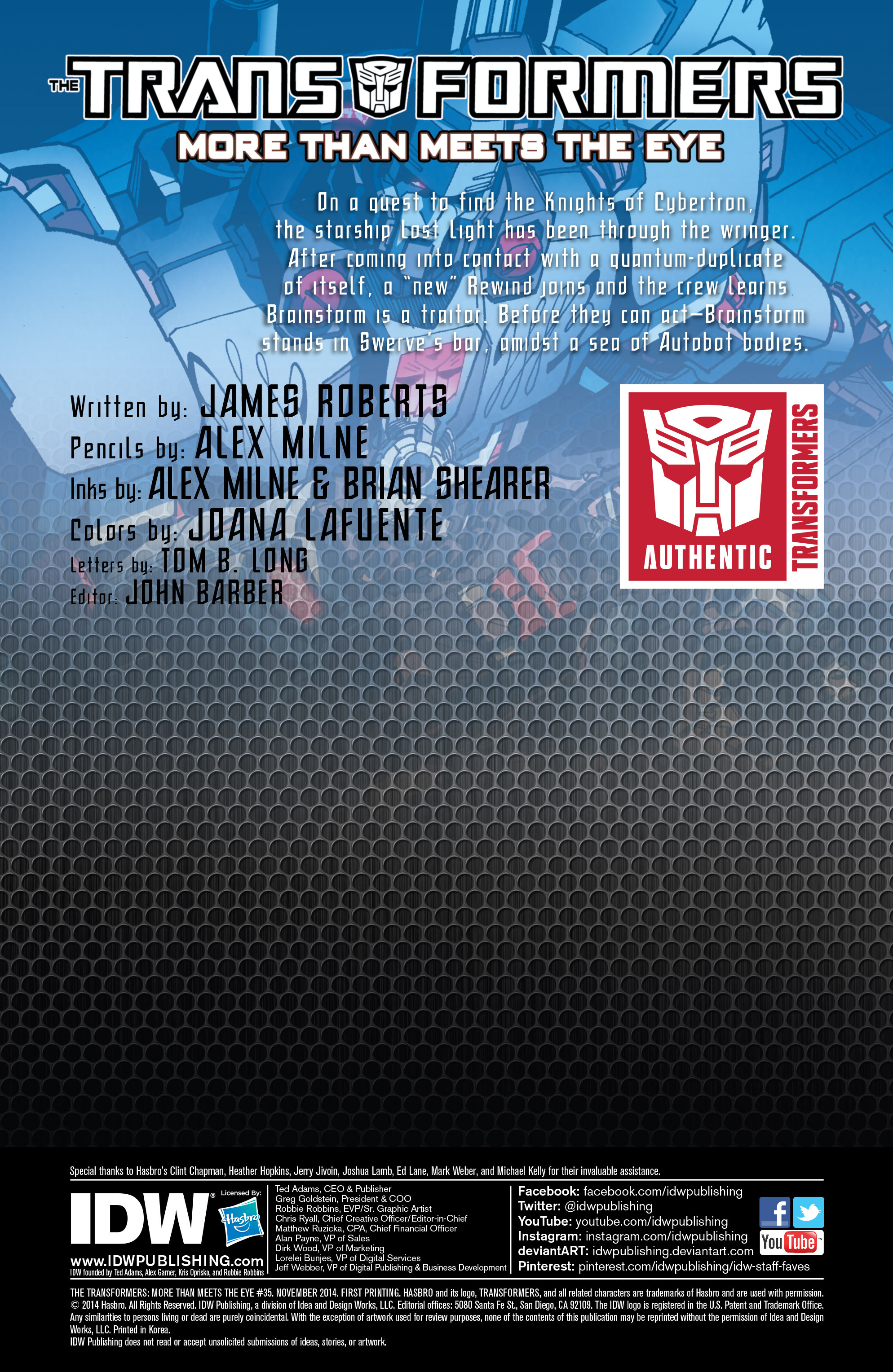 Read online The Transformers: More Than Meets The Eye comic -  Issue #35 - 2