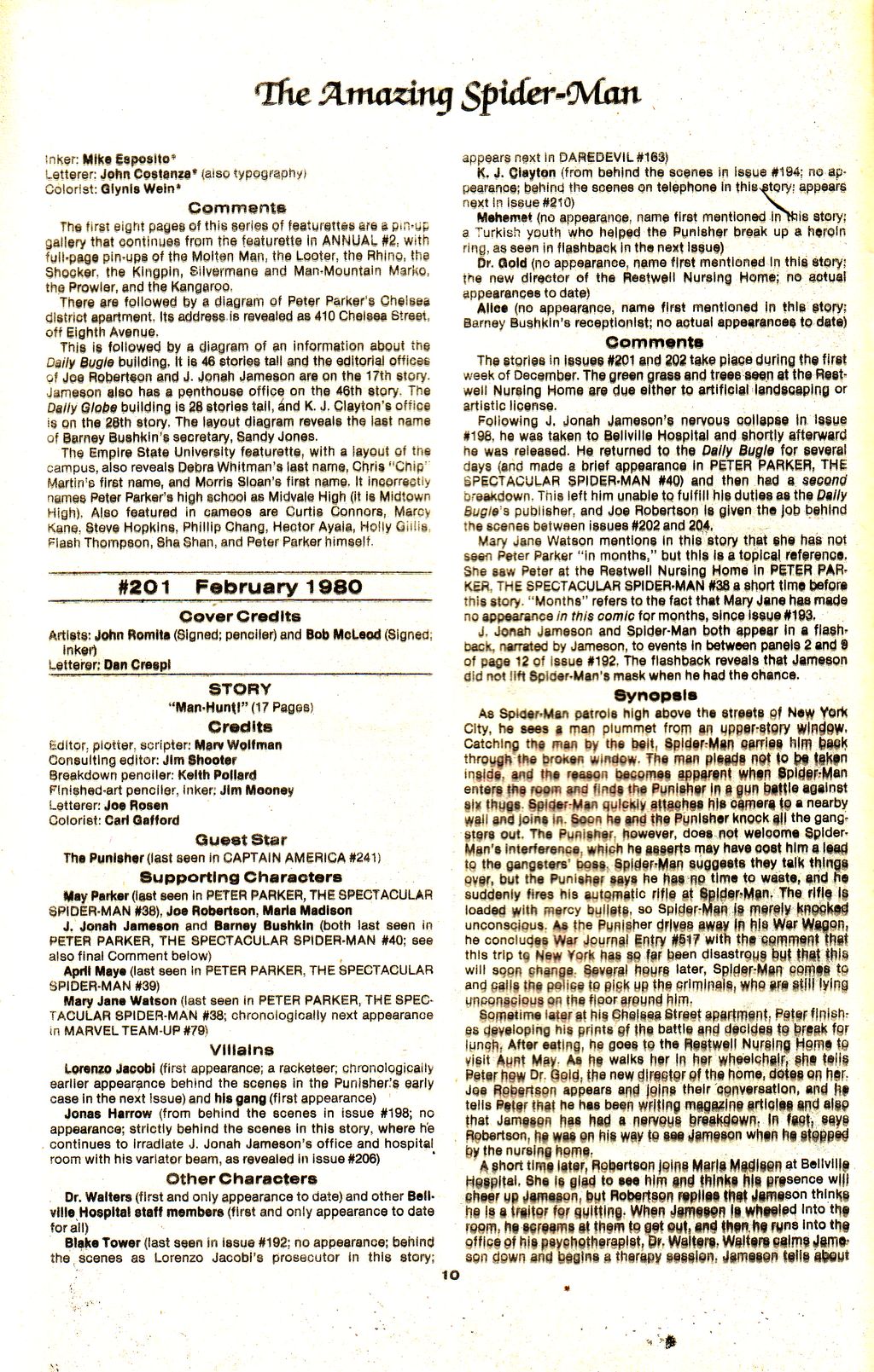 Read online The Official Marvel Index to The Amazing Spider-Man comic -  Issue #9 - 12