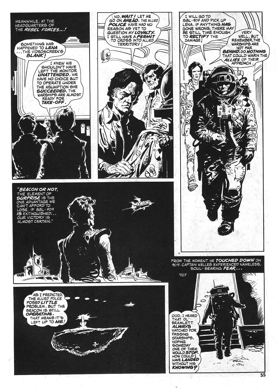 Read online Vampirella (1969) comic -  Issue #48 - 55
