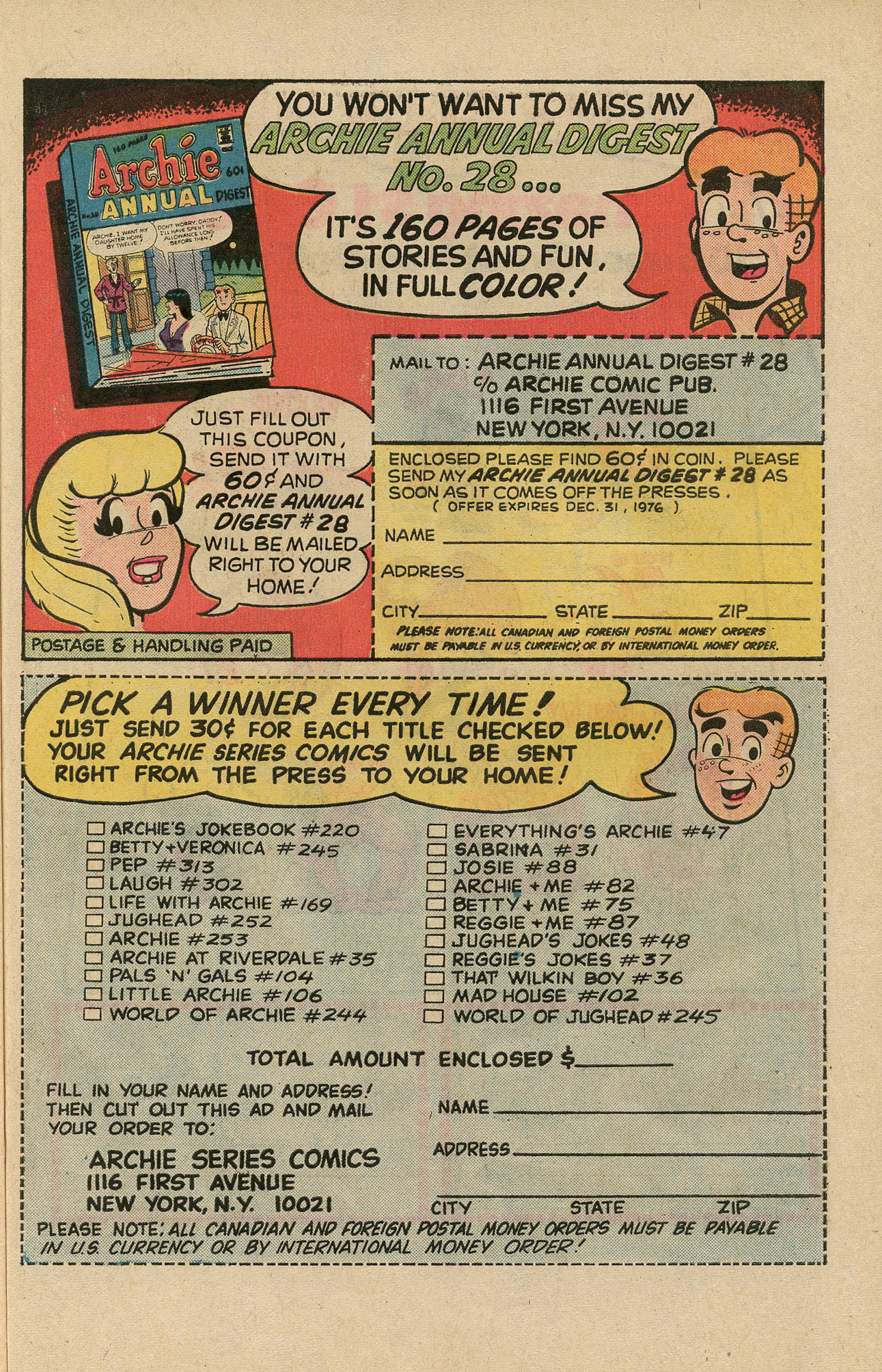 Read online Archie's TV Laugh-Out comic -  Issue #39 - 27