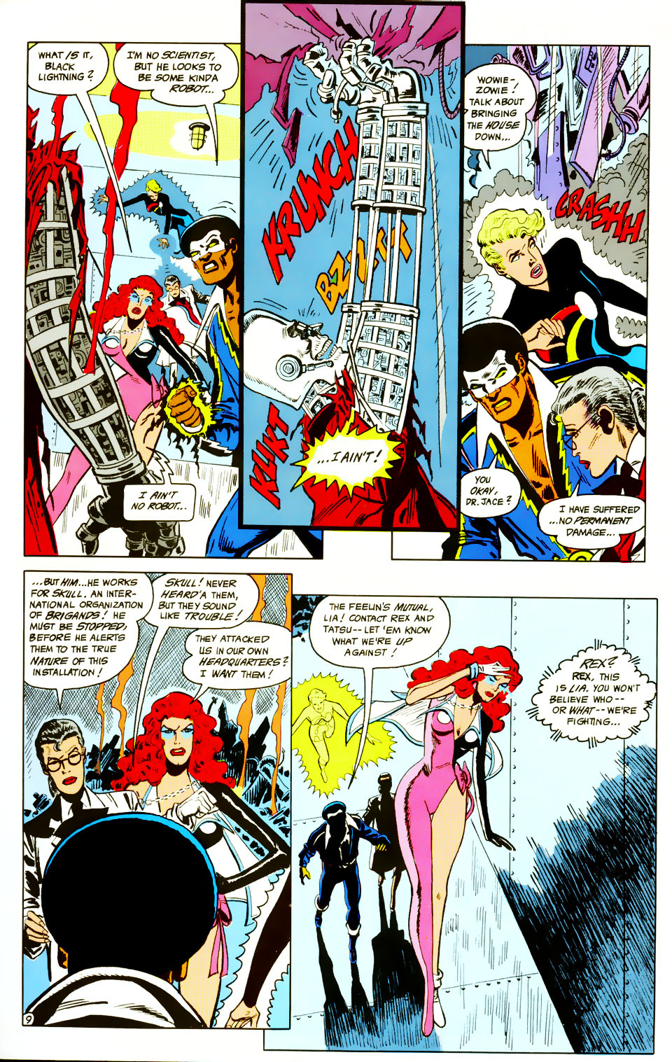 Read online Adventures of the Outsiders comic -  Issue #45 - 10