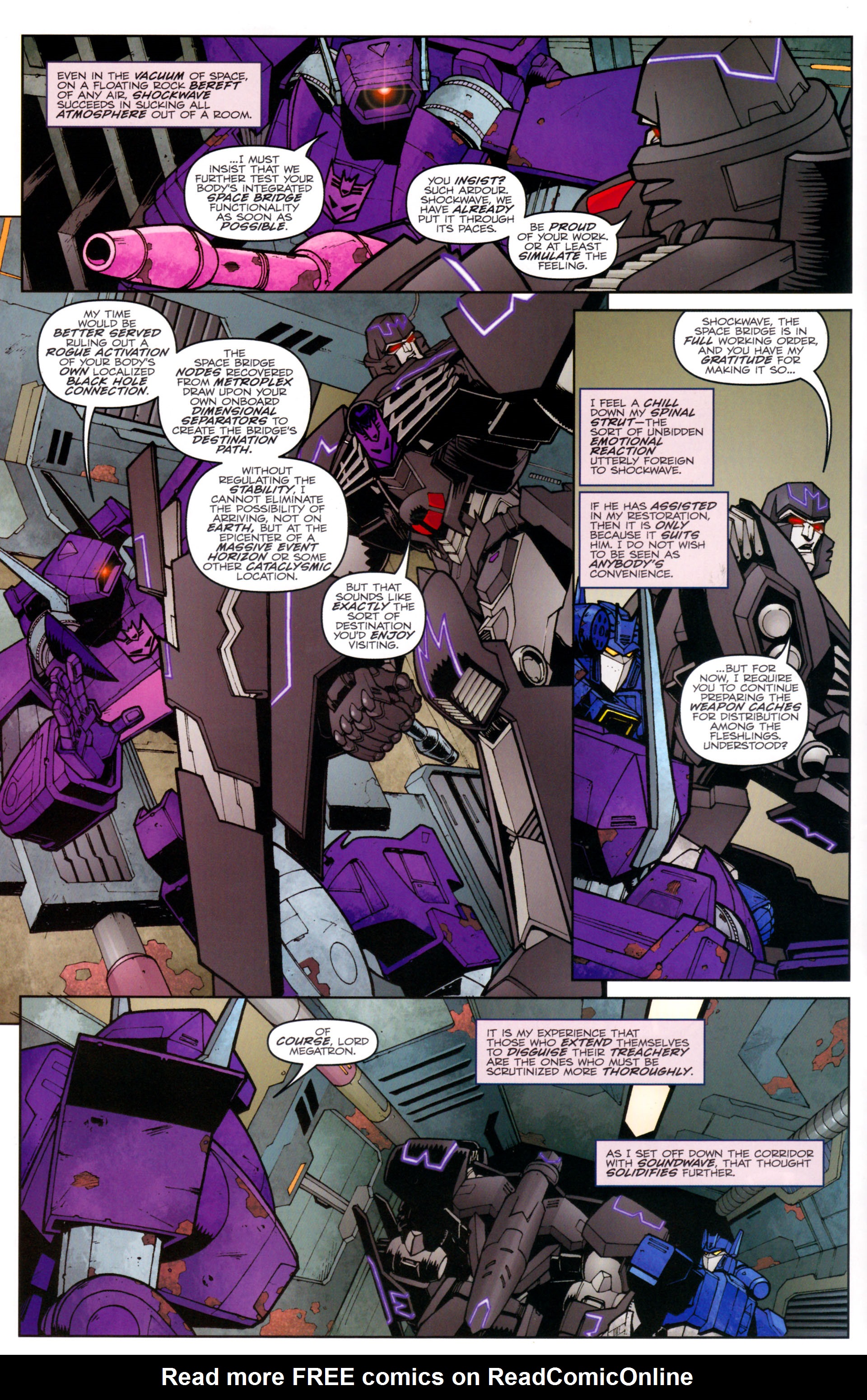Read online The Transformers Spotlight: Megatron comic -  Issue # Full - 6