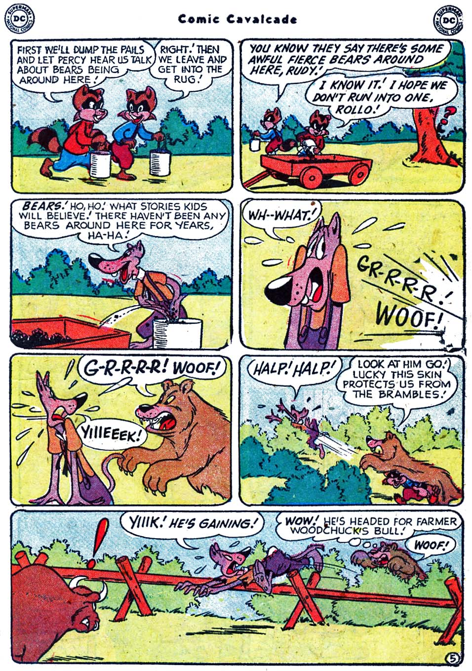 Read online Comic Cavalcade comic -  Issue #47 - 17