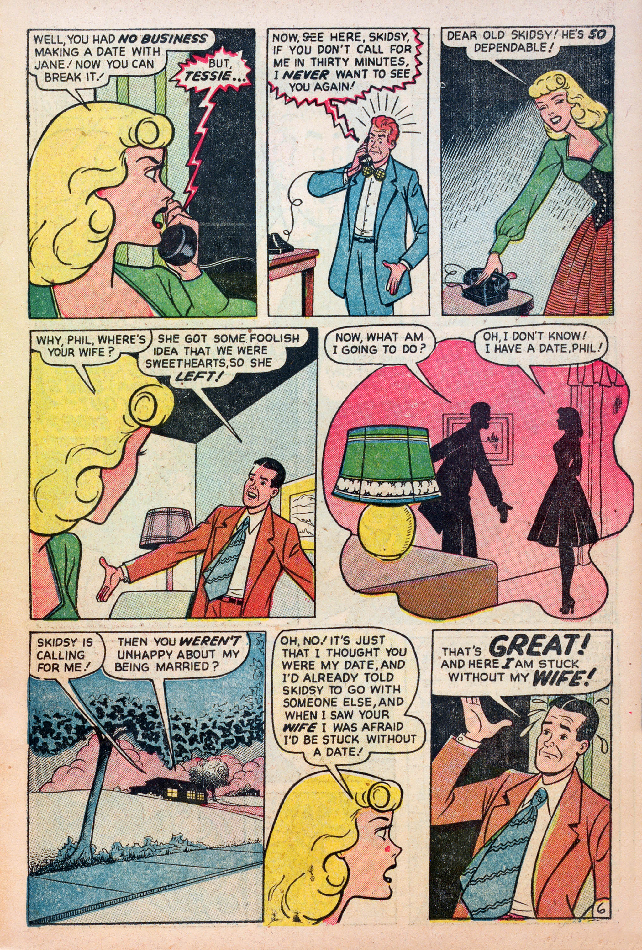 Read online Comedy Comics (1948) comic -  Issue #6 - 15