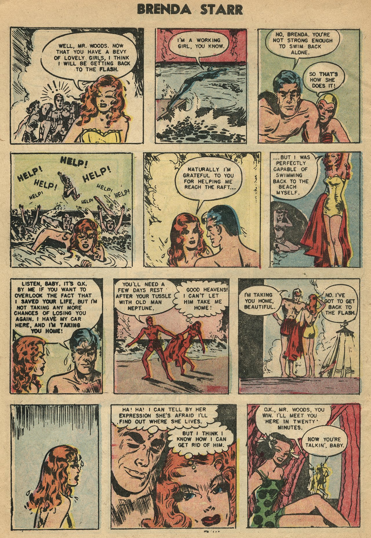 Read online Brenda Starr (1948) comic -  Issue #14 - 8