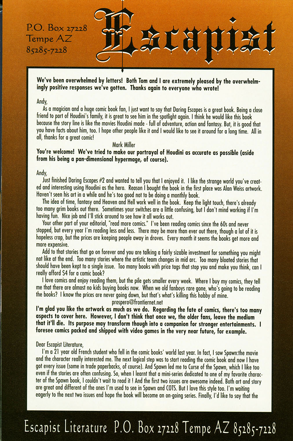 Read online Daring Escapes comic -  Issue #3 - 25