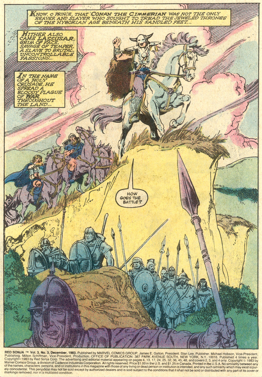 Read online Red Sonja (3rd Series) comic -  Issue #3 - 2