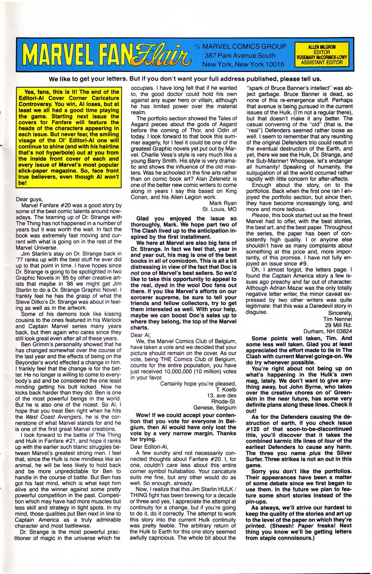 Read online Marvel Fanfare (1982) comic -  Issue #23 - 33