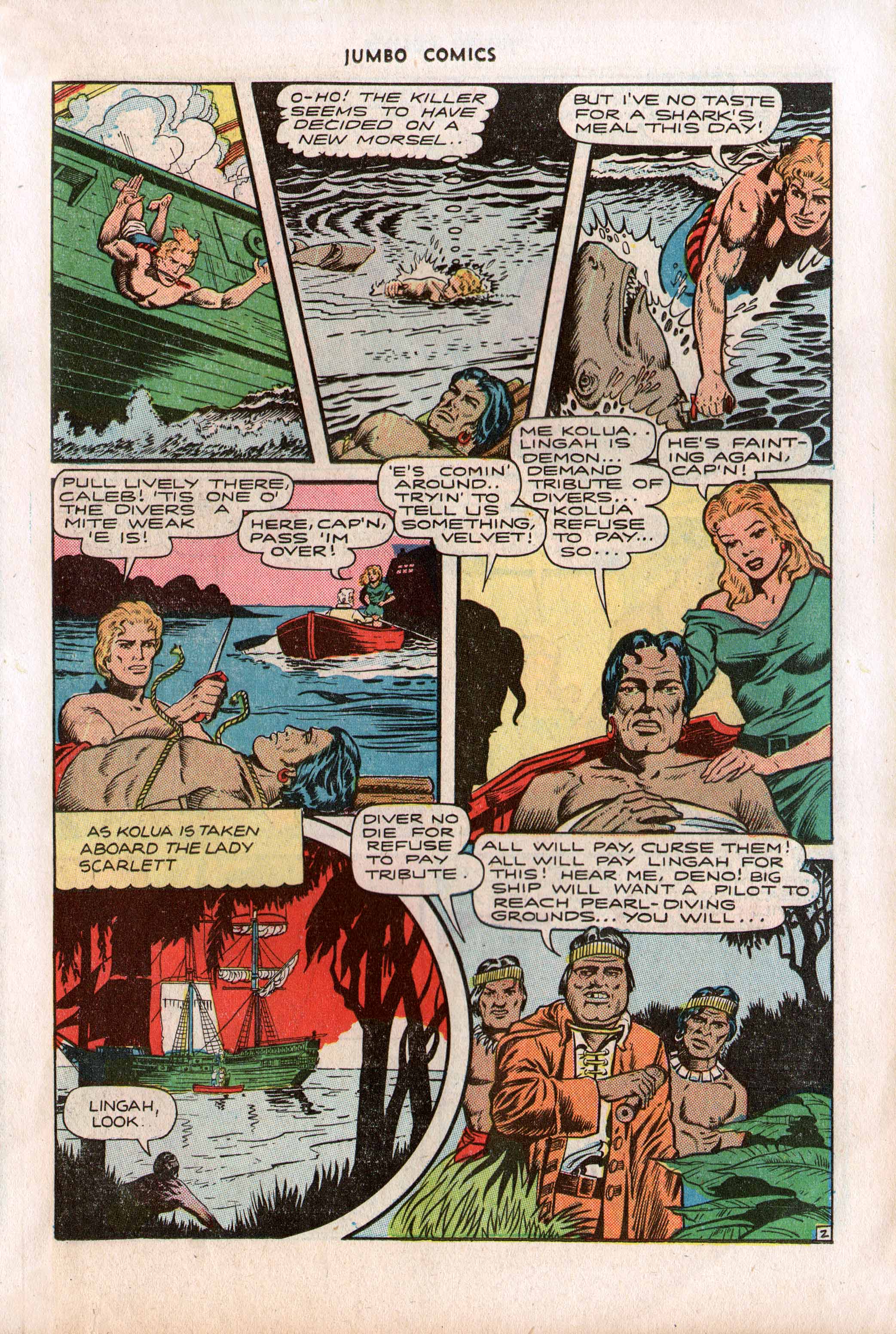 Read online Jumbo Comics comic -  Issue #93 - 21