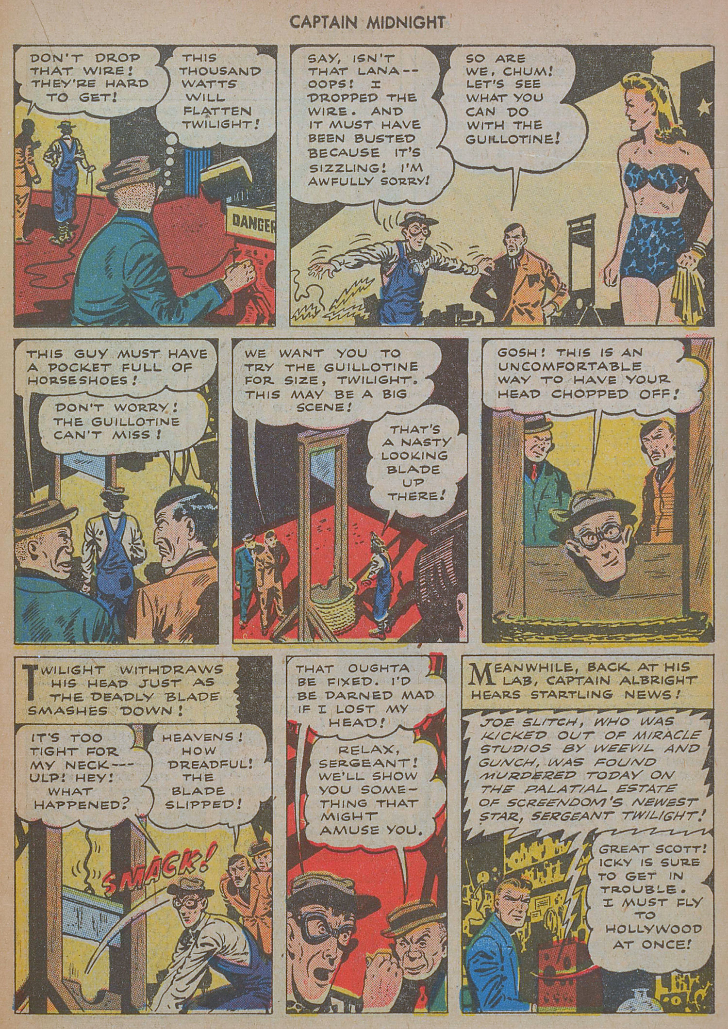 Read online Captain Midnight (1942) comic -  Issue #24 - 19