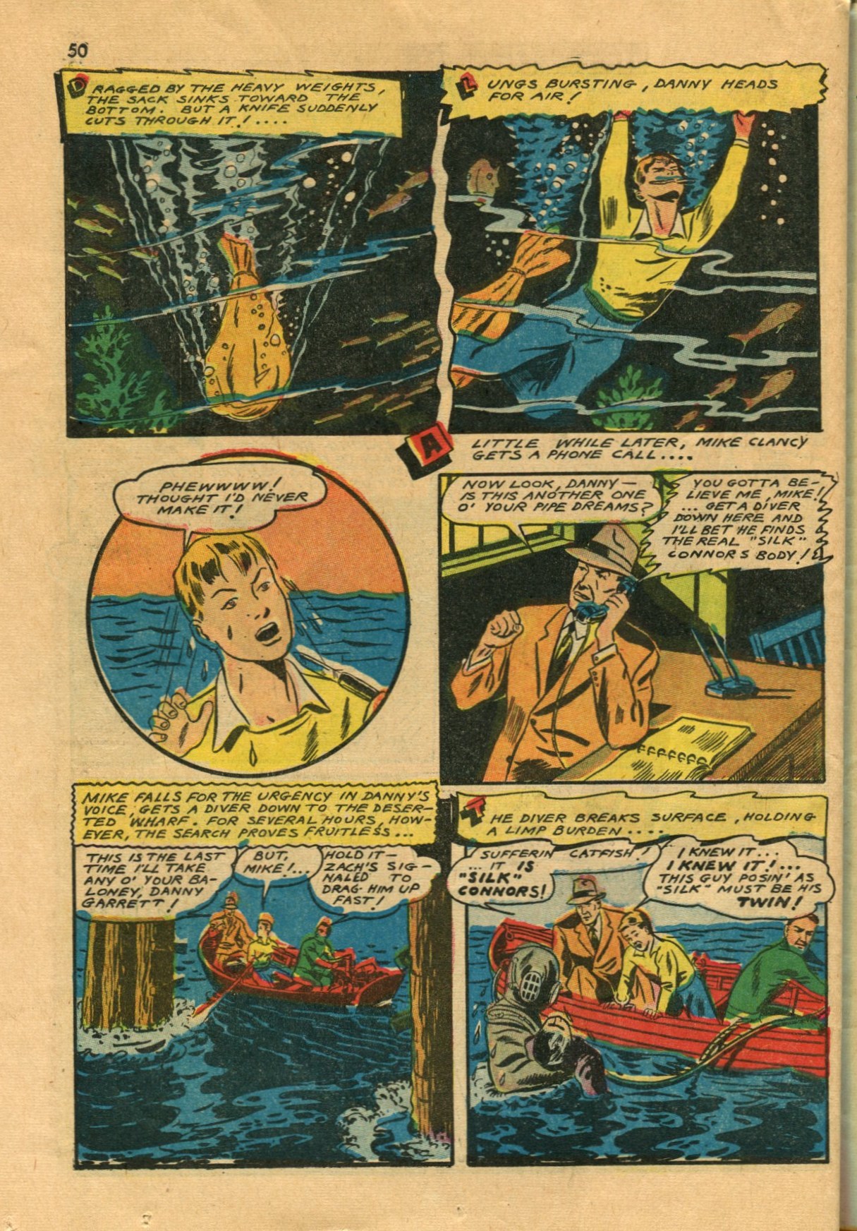 Read online Shadow Comics comic -  Issue #21 - 50
