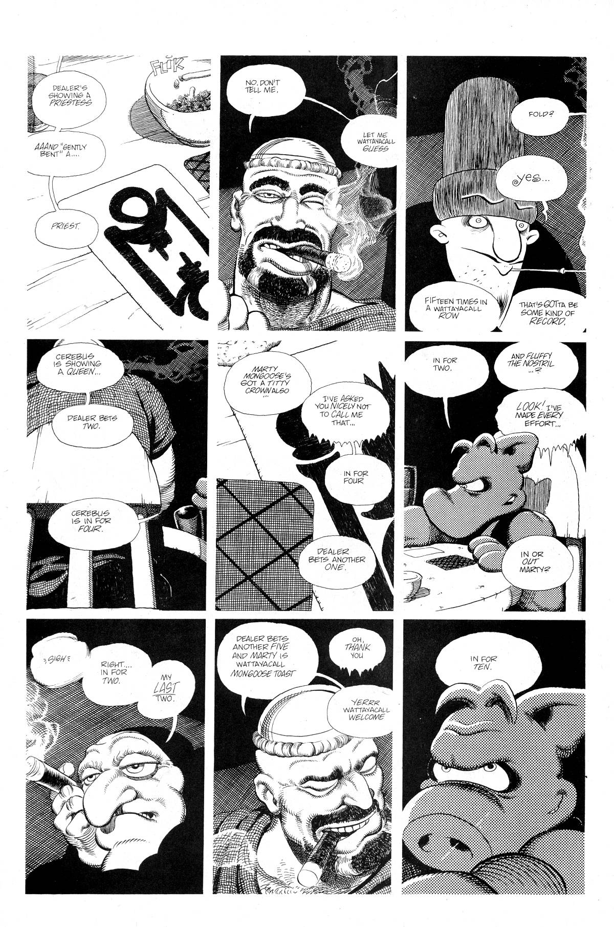 Read online Cerebus comic -  Issue #211 - 20