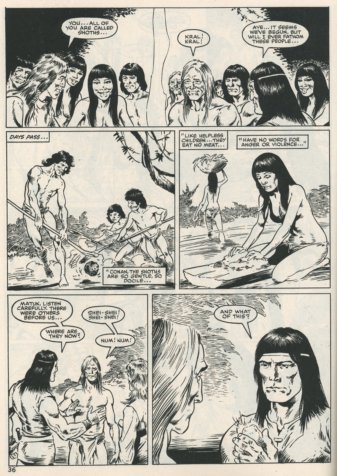 Read online The Savage Sword Of Conan comic -  Issue #115 - 36