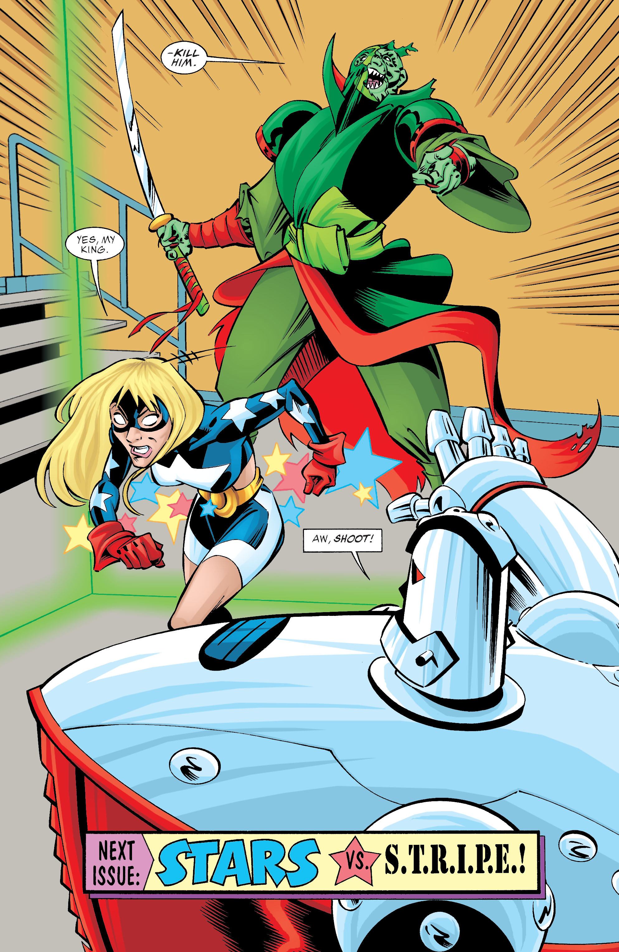 Read online Stars and S.T.R.I.P.E. comic -  Issue #12 - 21