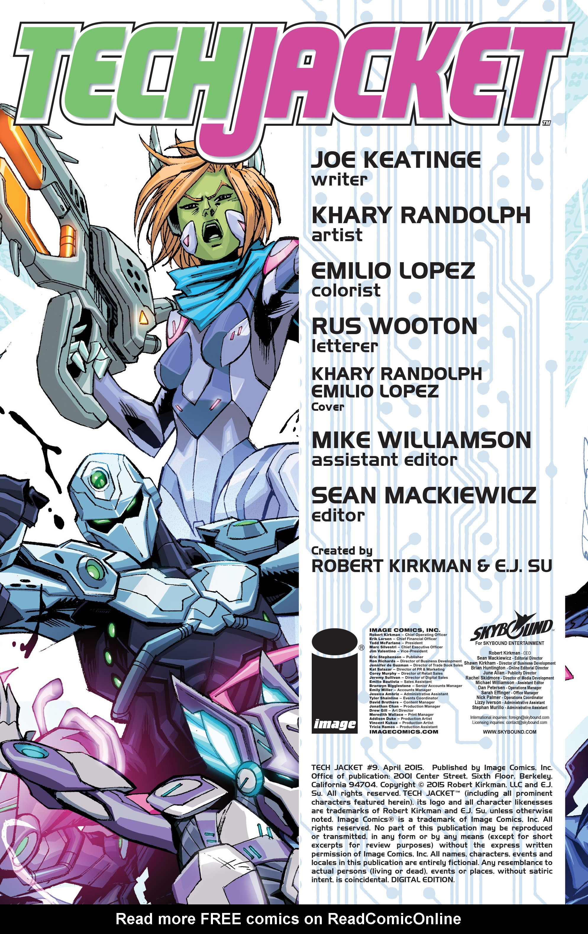Read online Tech Jacket (2014) comic -  Issue #9 - 2