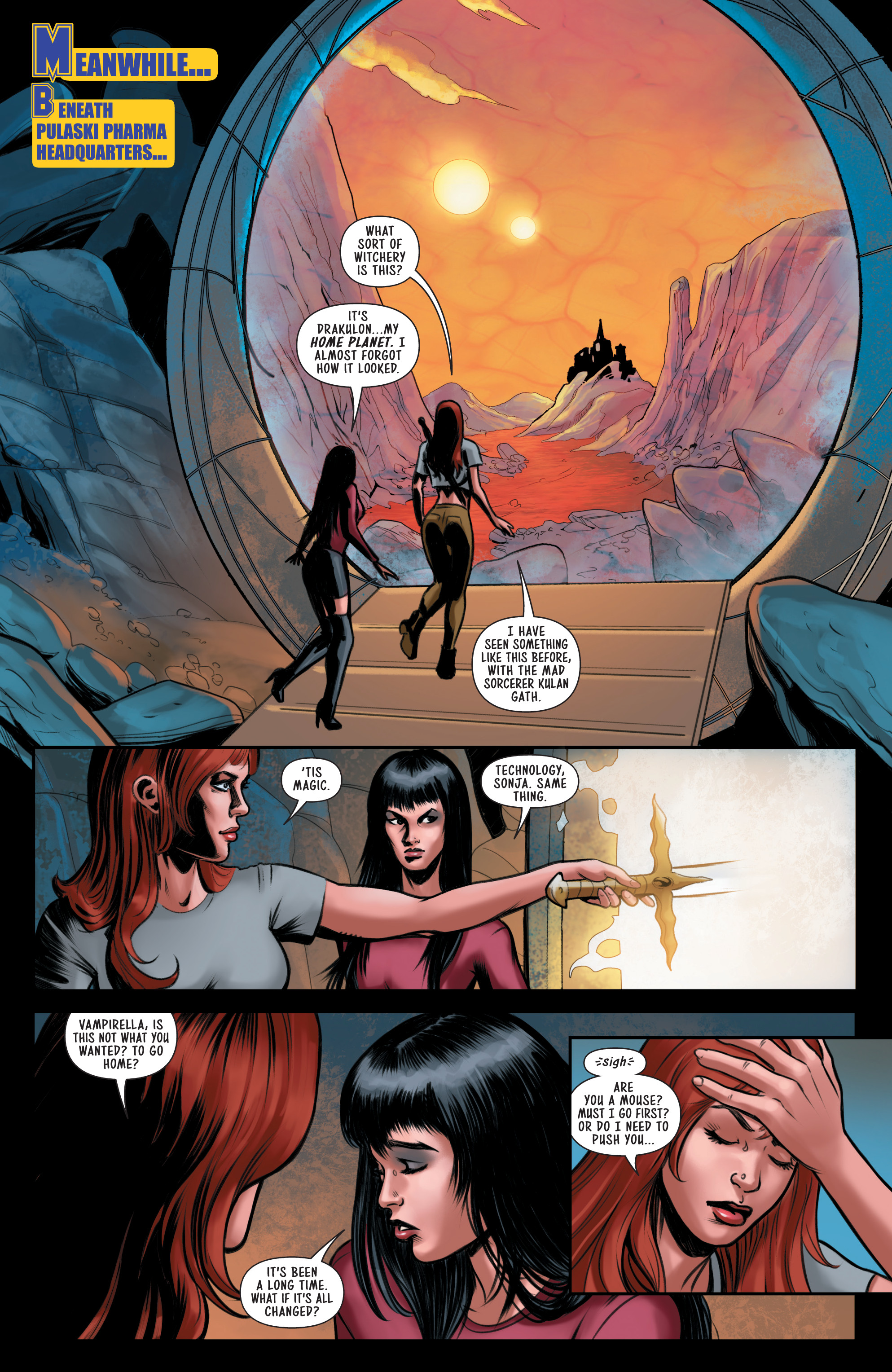 Read online Red Sonja and Vampirella Meet Betty and Veronica comic -  Issue #8 - 11
