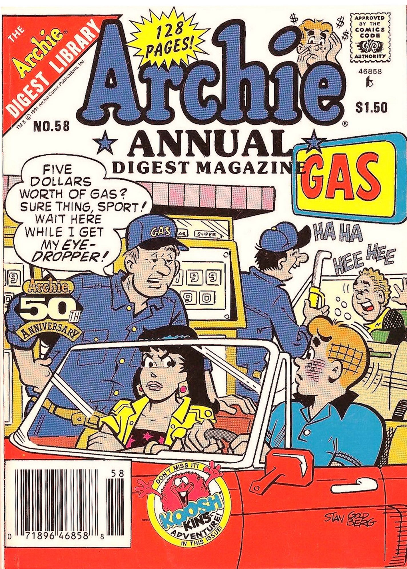 Read online Archie Annual Digest Magazine comic -  Issue #58 - 1
