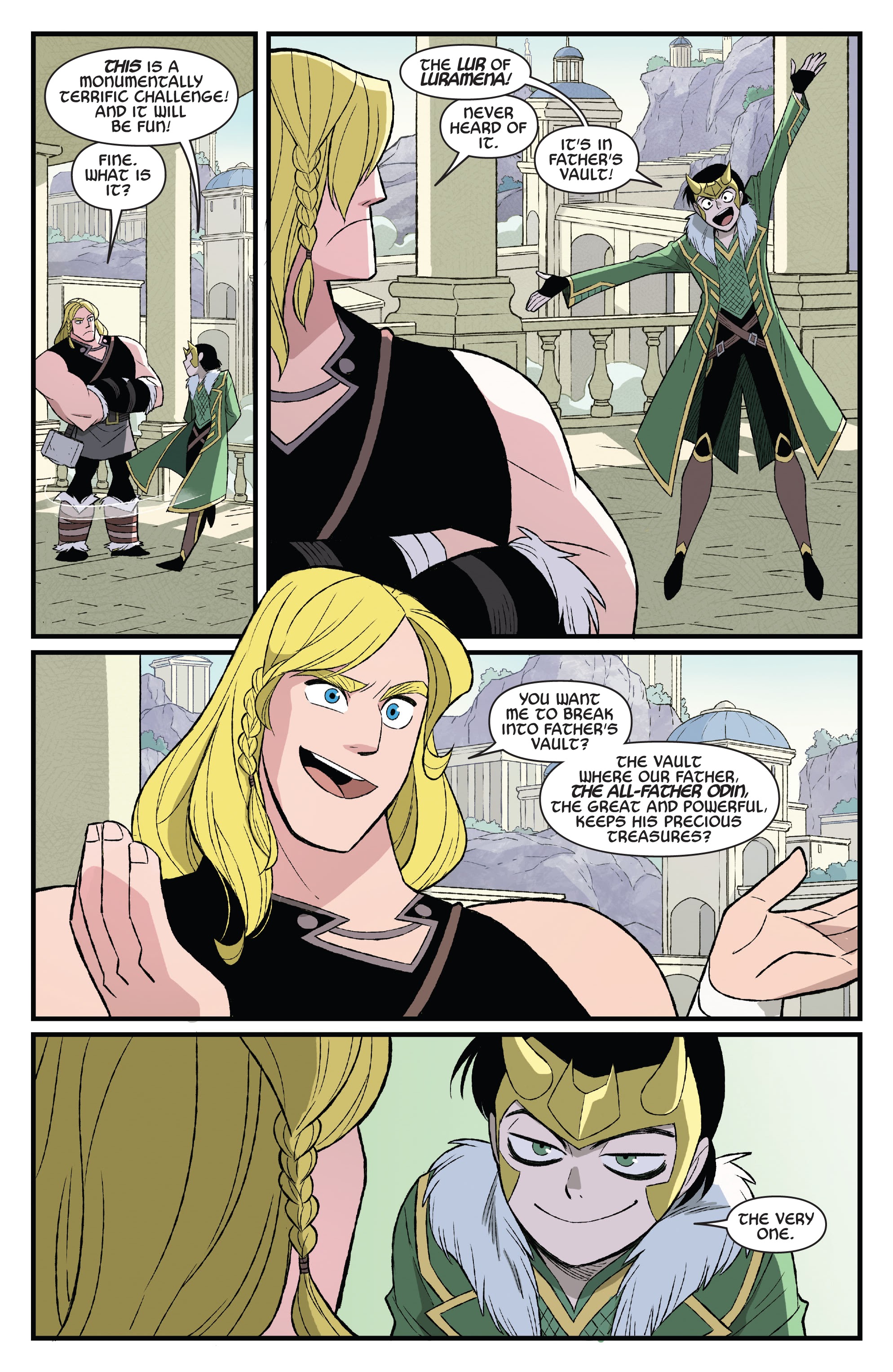 Read online Thor & Loki: Double Trouble comic -  Issue #1 - 12