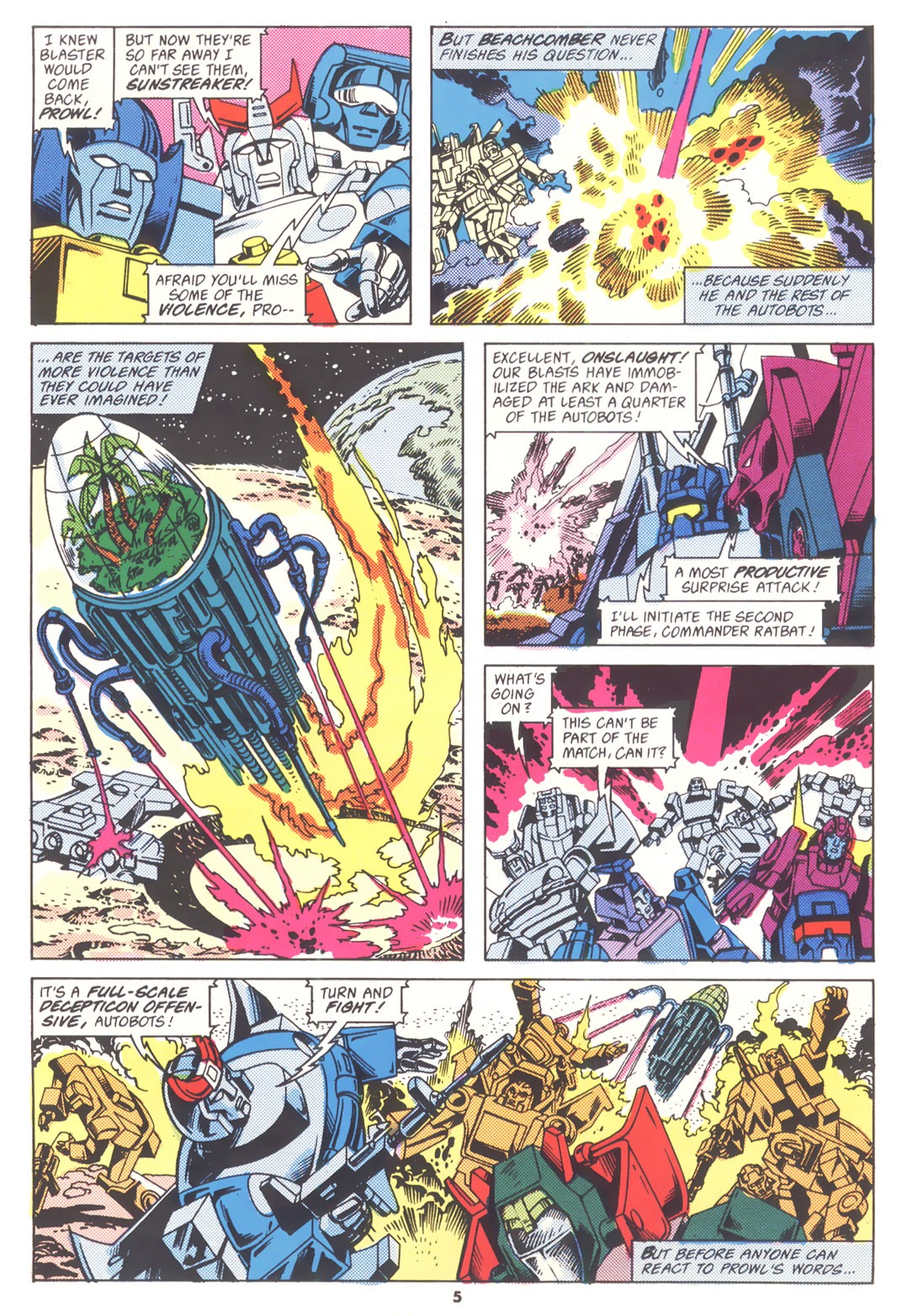 Read online The Transformers (UK) comic -  Issue #175 - 5