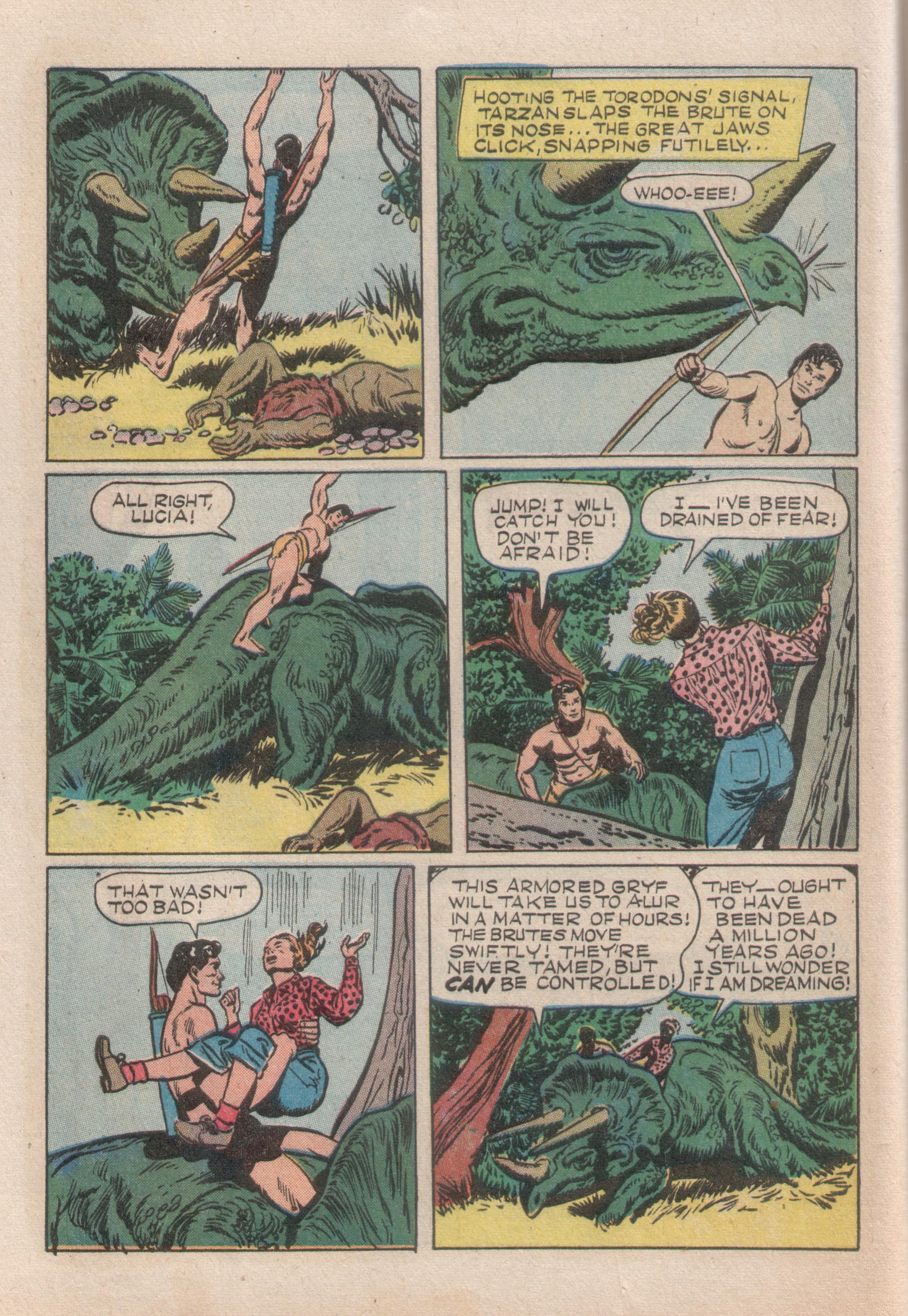Read online Tarzan (1948) comic -  Issue #41 - 16