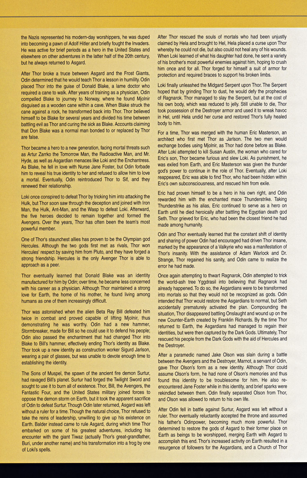 Read online The Official Handbook of the Marvel Universe: The Avengers comic -  Issue # Full - 31