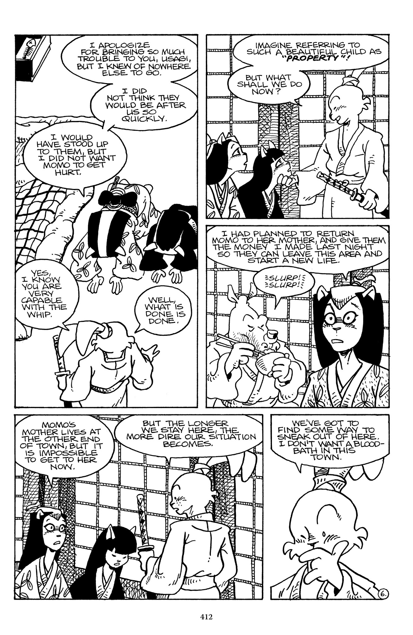 Read online The Usagi Yojimbo Saga comic -  Issue # TPB 6 - 410