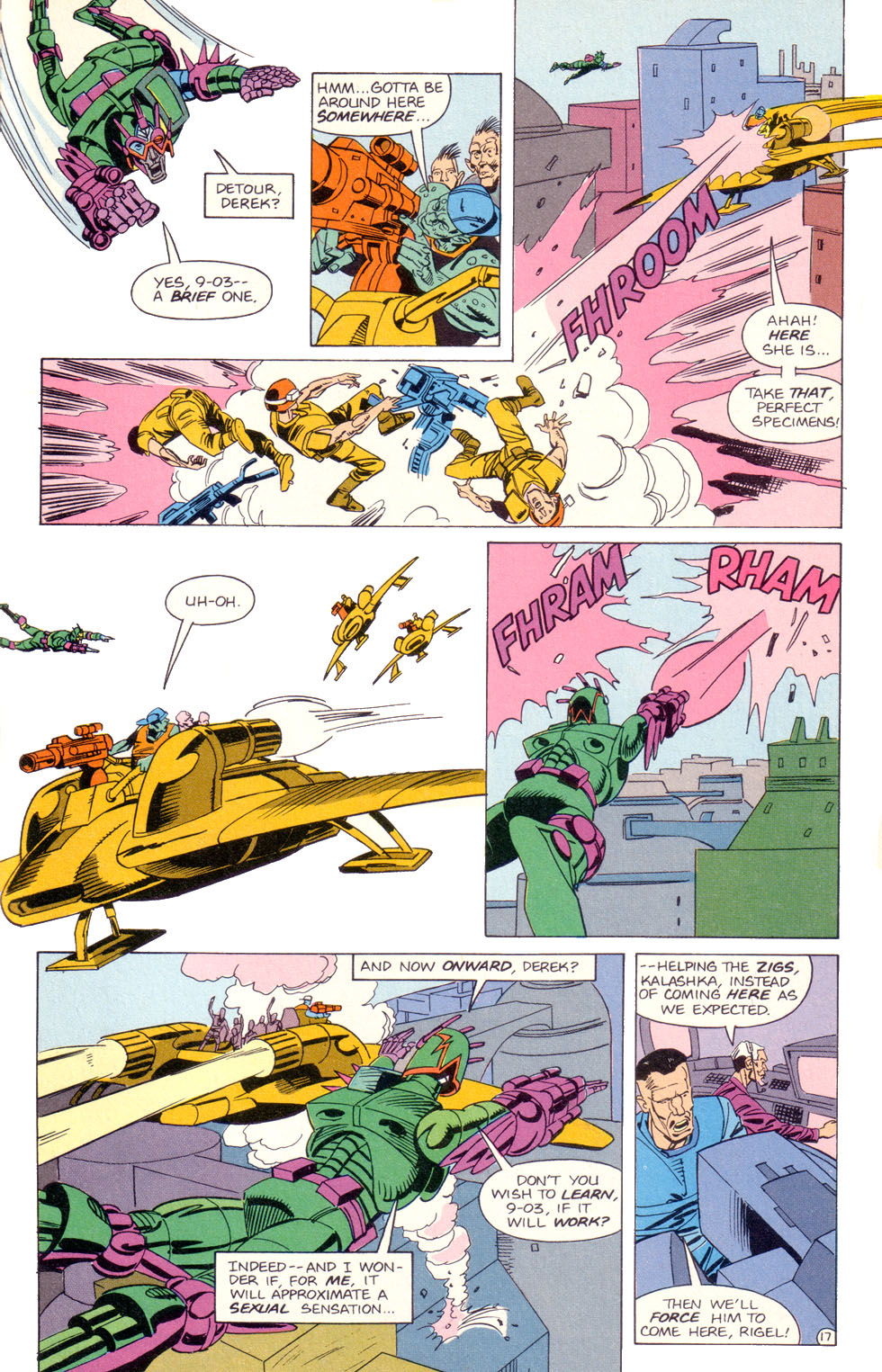 Read online Electric Warrior comic -  Issue #14 - 19