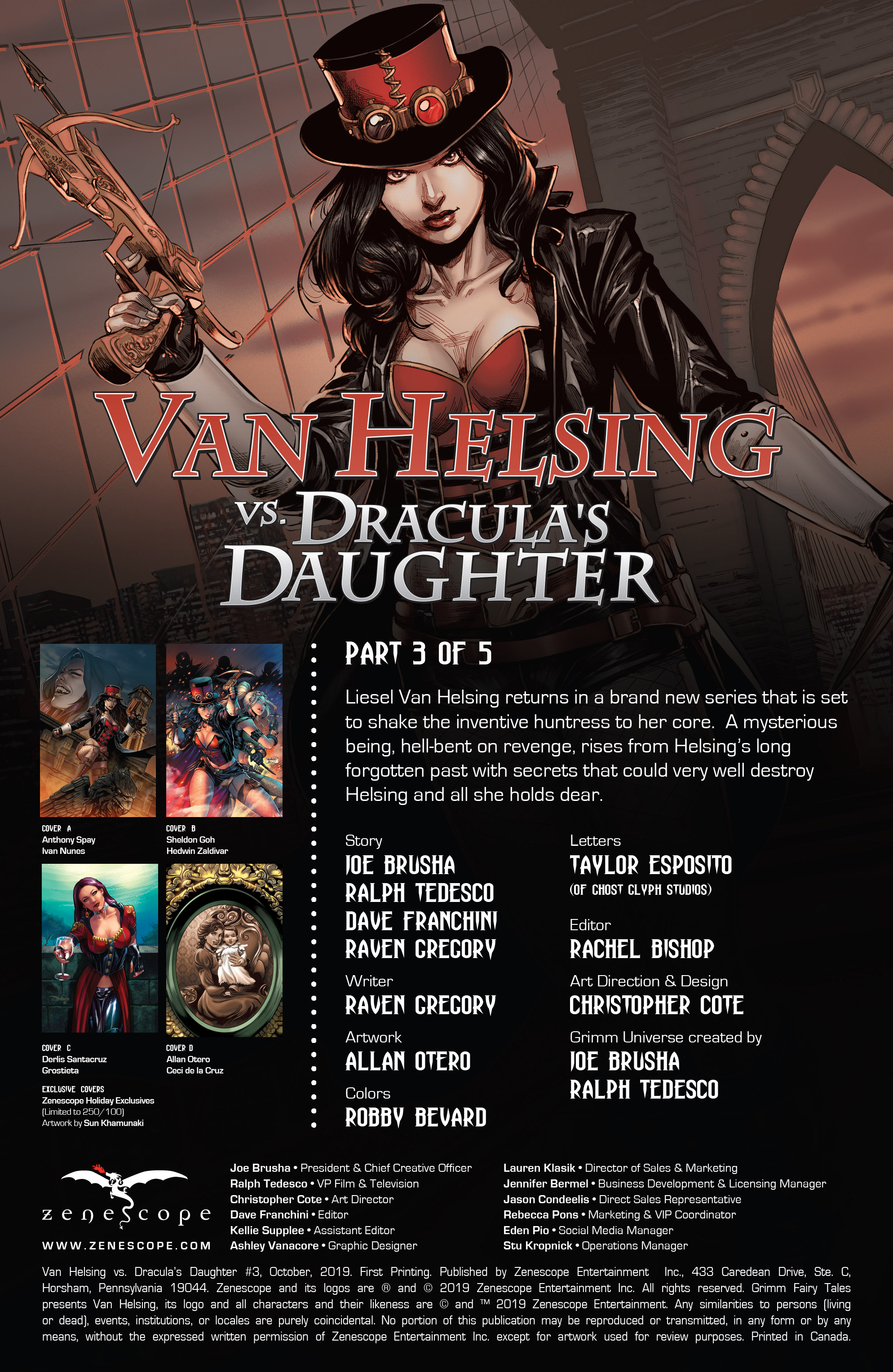 Read online Van Helsing vs. Dracula's Daughter comic -  Issue #3 - 2