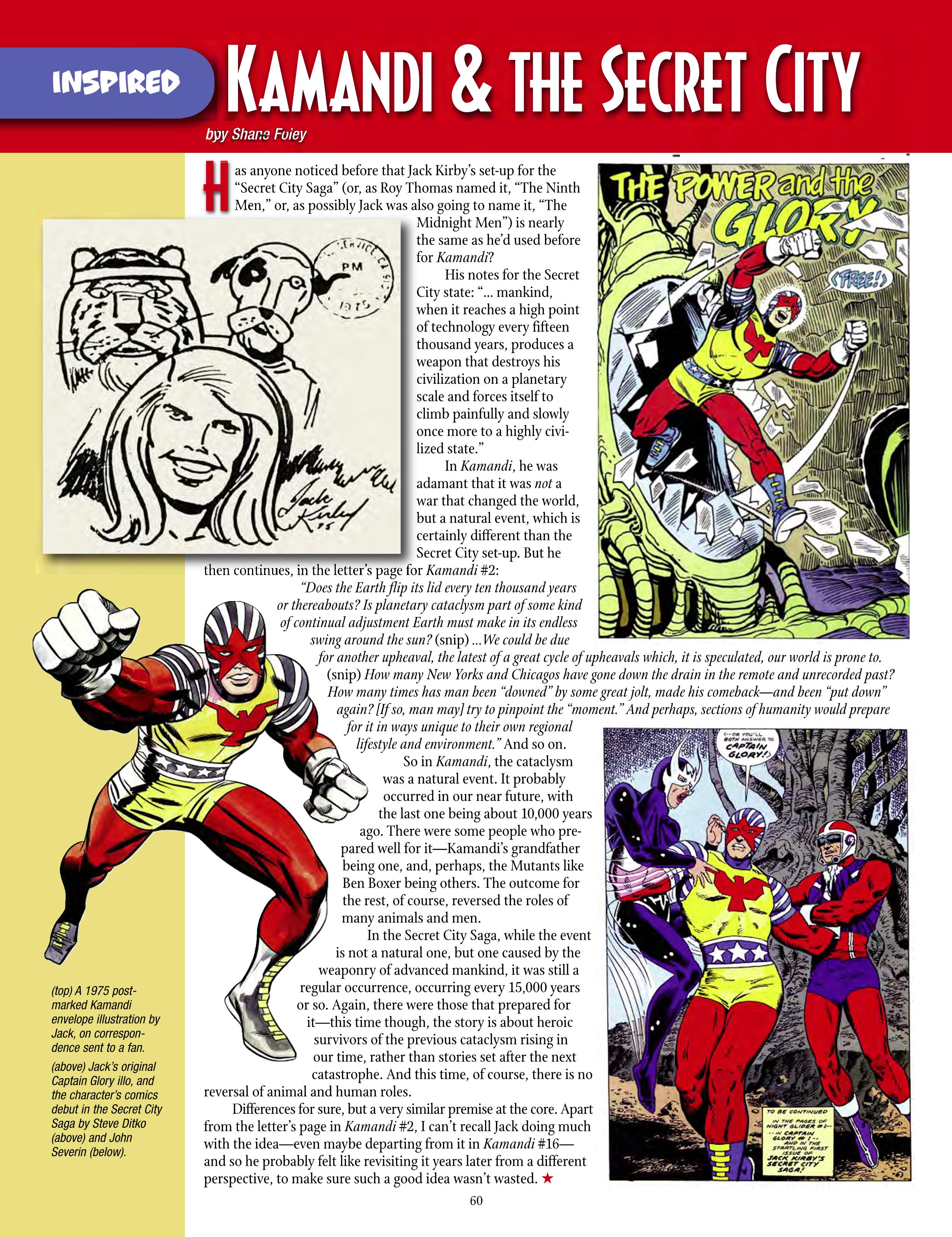 Read online The Jack Kirby Collector comic -  Issue #70 - 62