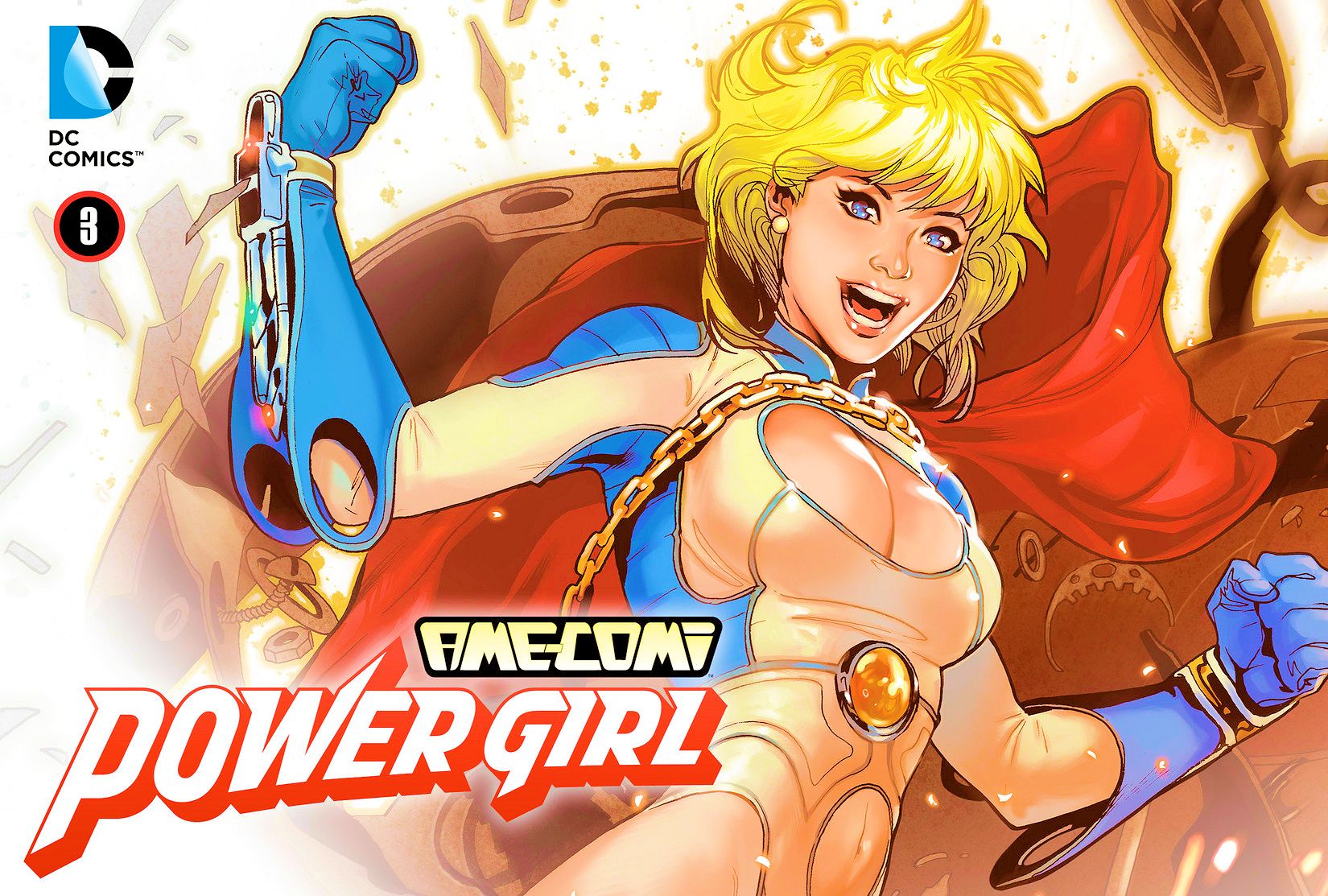 Read online Ame-Comi: Power Girl comic -  Issue #3 - 1