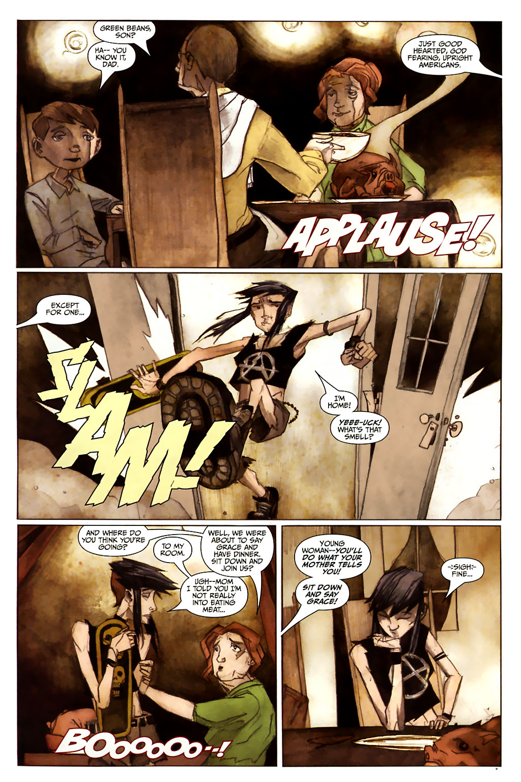 Read online Strange Girl comic -  Issue #13 - 15