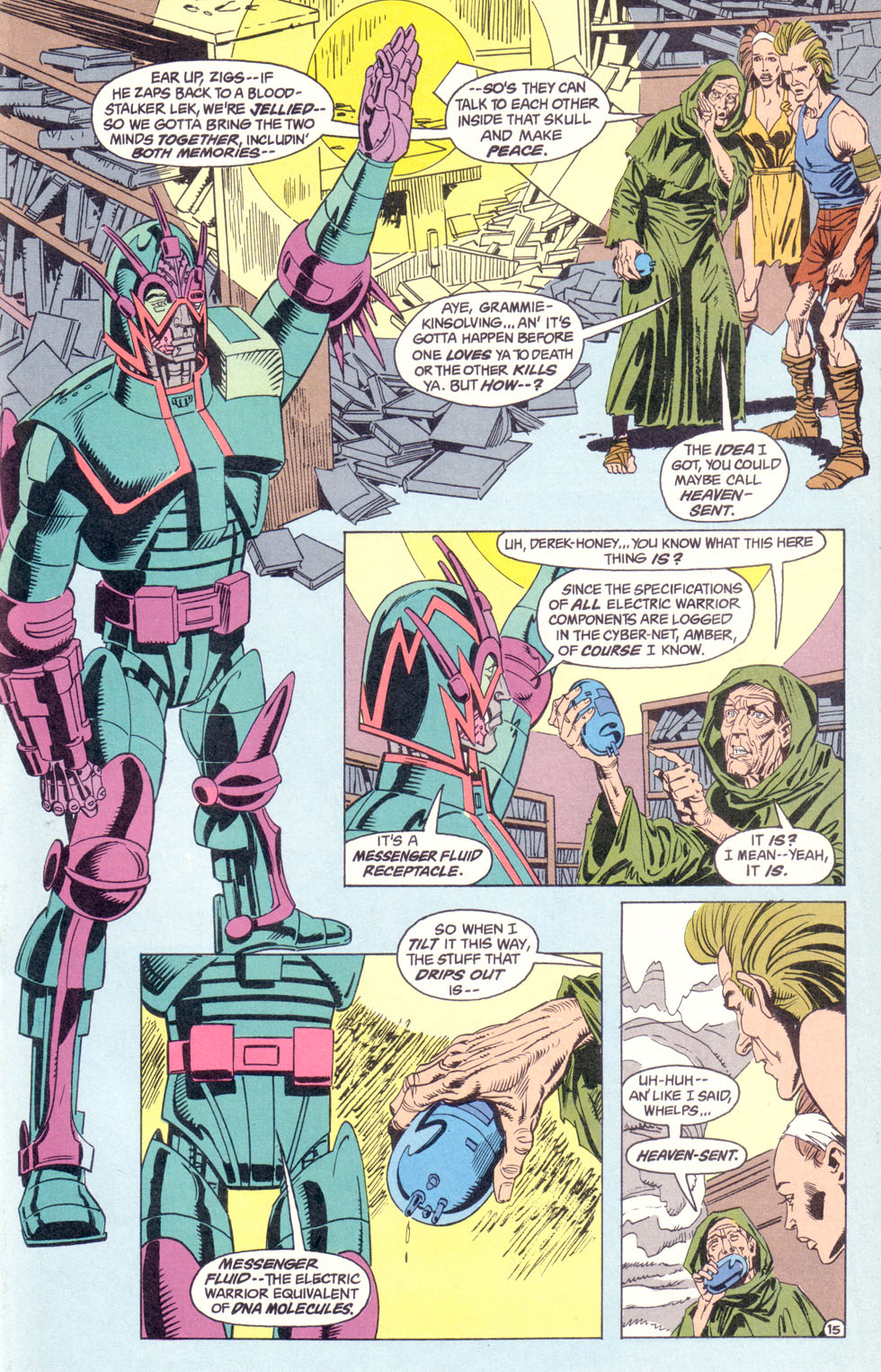 Read online Electric Warrior comic -  Issue #11 - 16