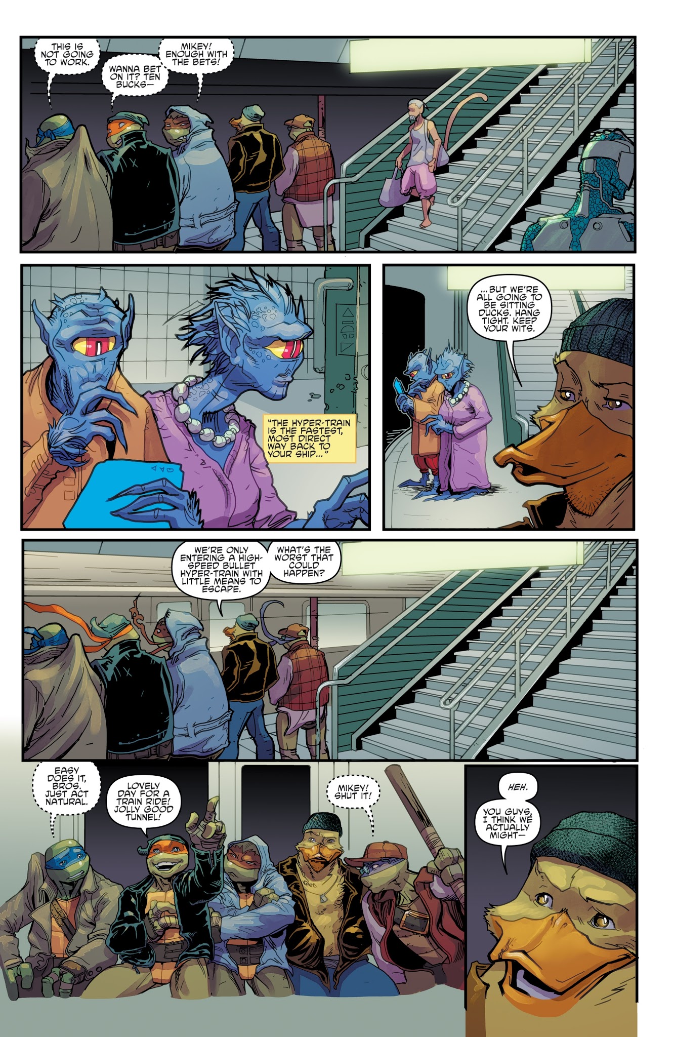 Read online Teenage Mutant Ninja Turtles: Dimension X comic -  Issue #4 - 12