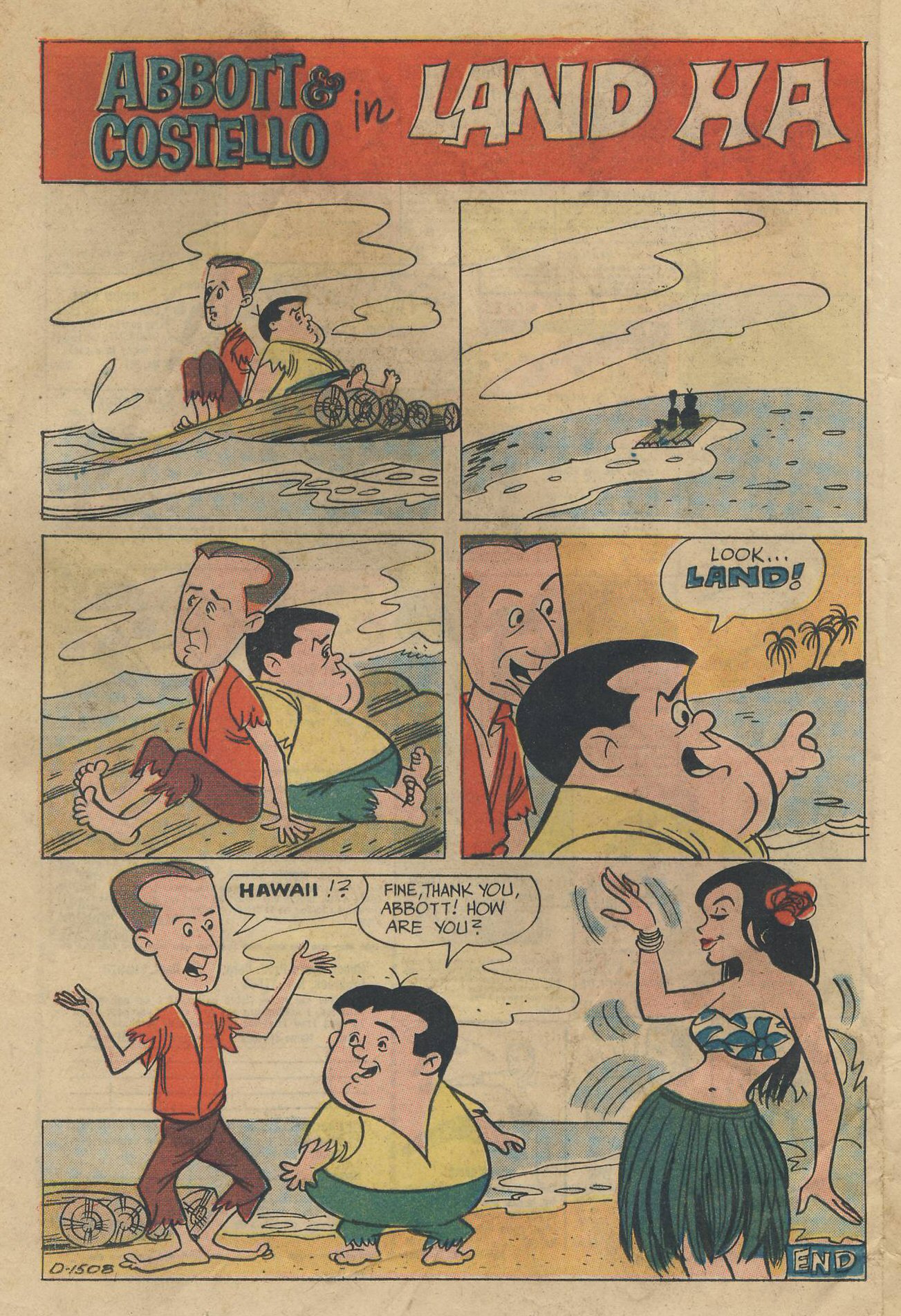 Read online Abbott & Costello comic -  Issue #21 - 24