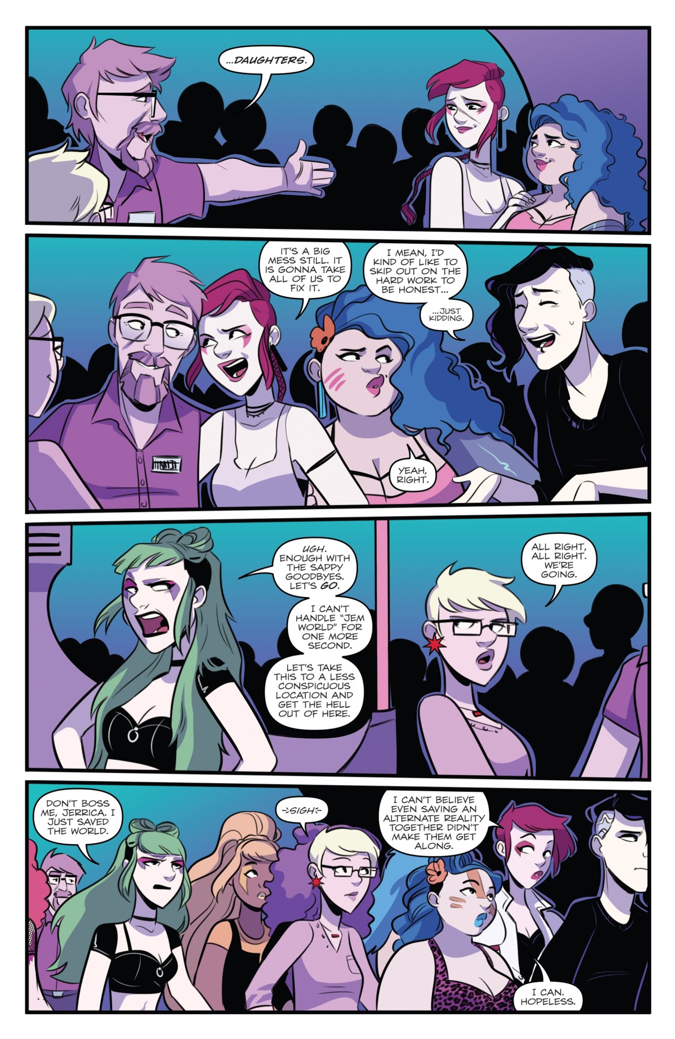 Read online Jem and the Holograms: The Misfits: Infinite comic -  Issue #3 - 17