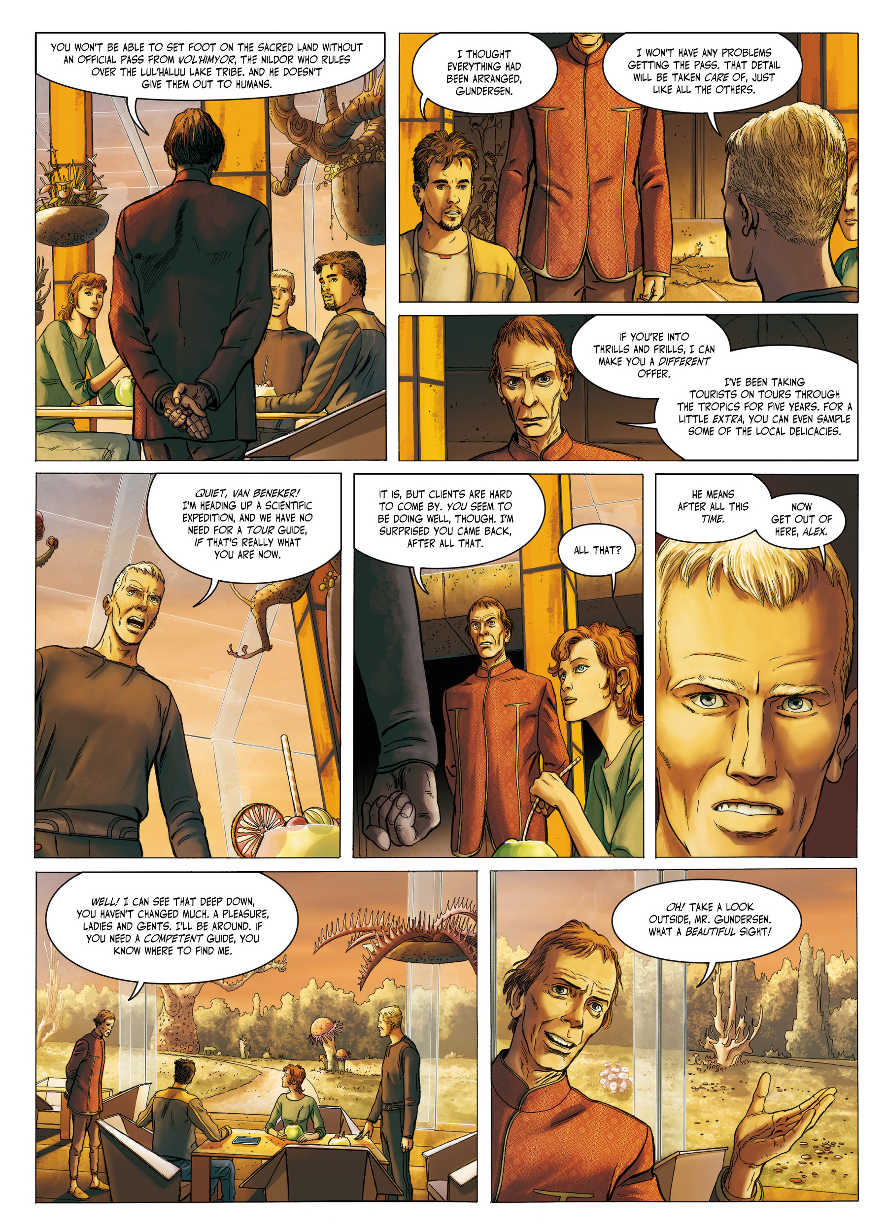 Read online Robert Silverberg's COLONIES comic -  Issue #1 - 14