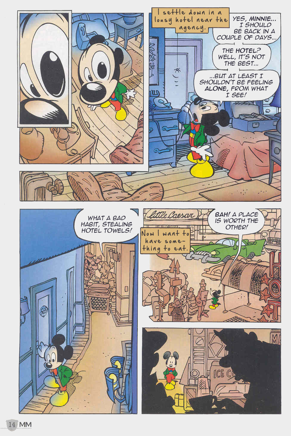 Read online Mickey Mouse Mystery Magazine comic -  Issue #0 - 14