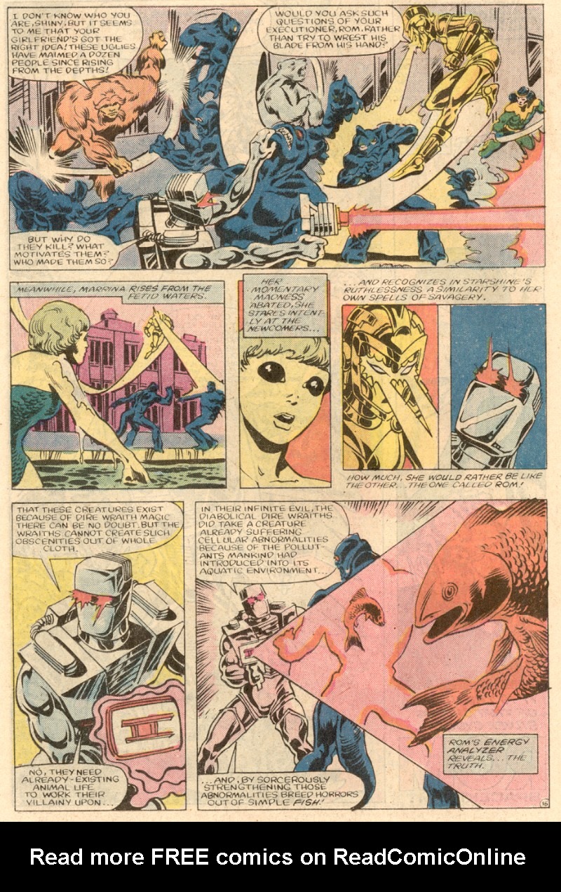 Read online ROM (1979) comic -  Issue #56 - 17