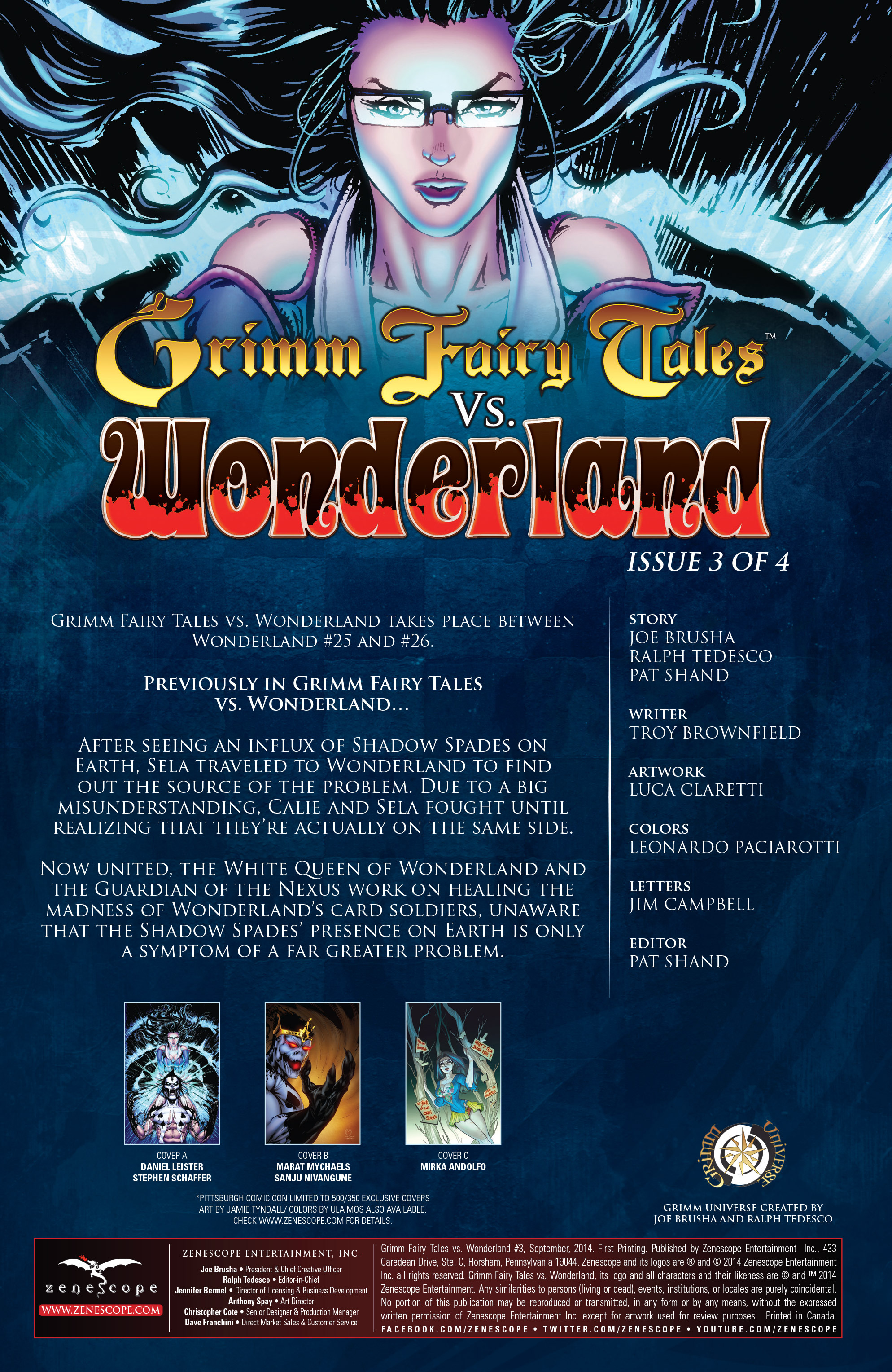Read online Grimm Fairy Tales vs. Wonderland comic -  Issue #3 - 3