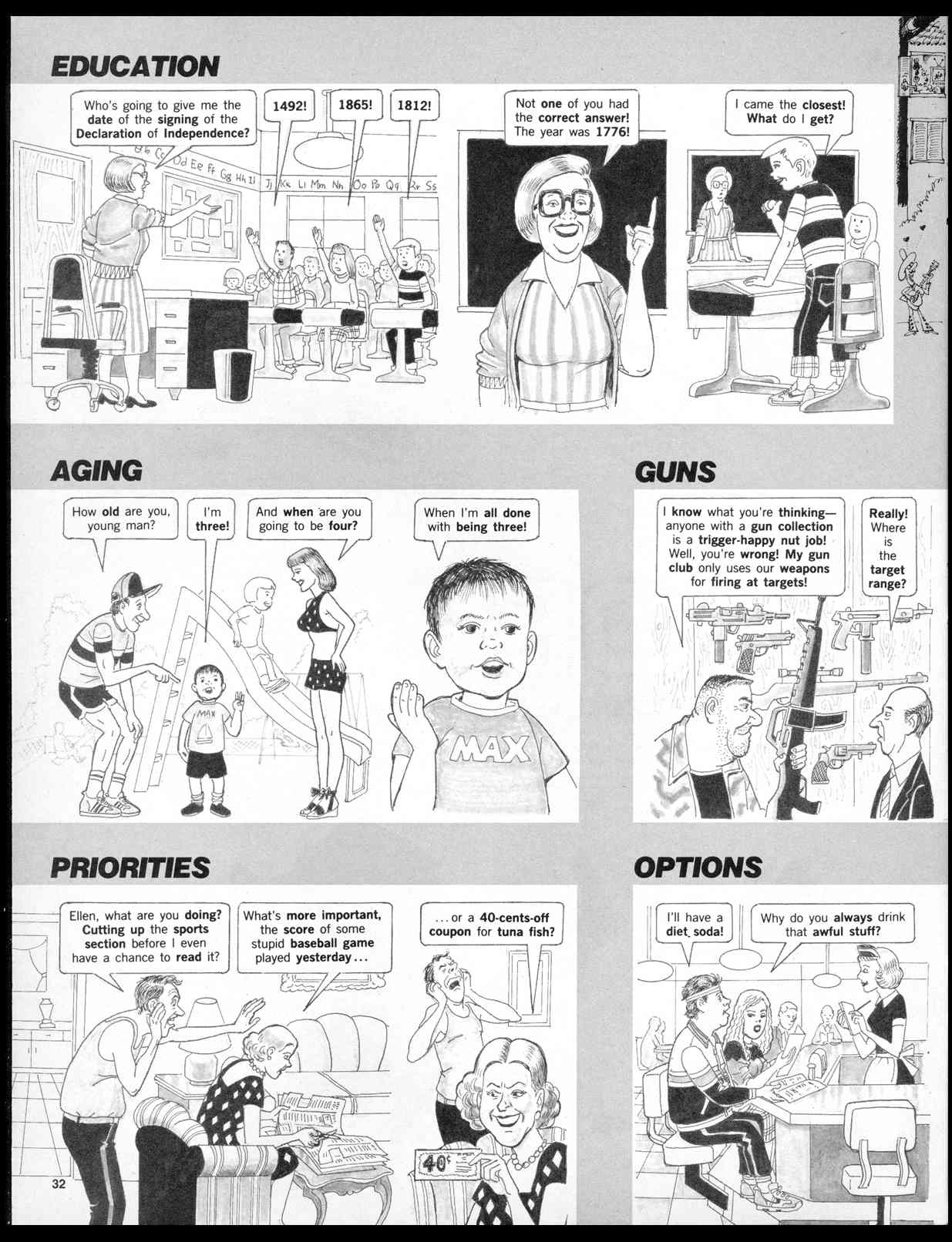 Read online MAD comic -  Issue #299 - 34