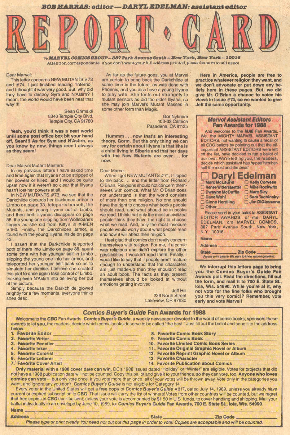 Read online The New Mutants comic -  Issue #78 - 25
