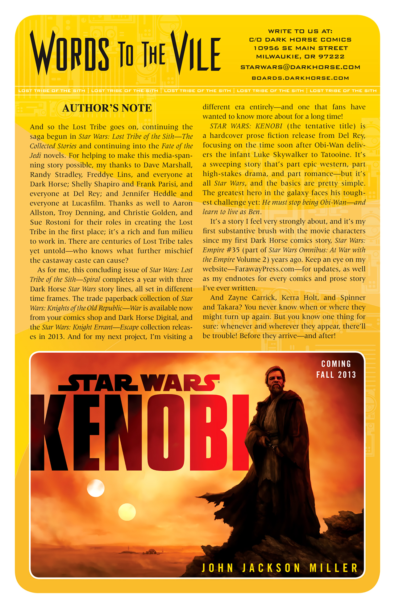 Read online Star Wars: Lost Tribe of the Sith - Spiral comic -  Issue #5 - 25
