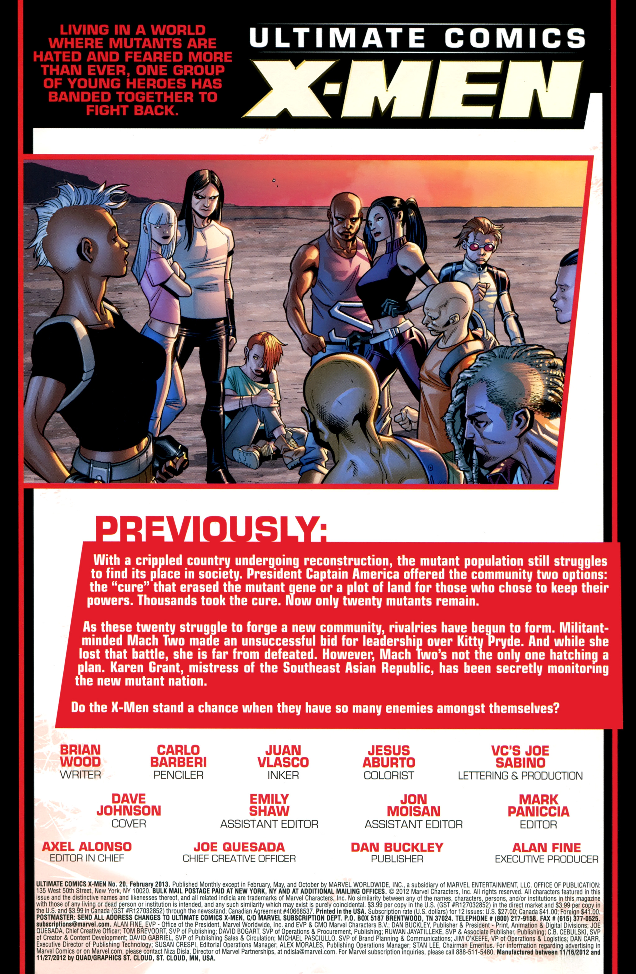 Read online Ultimate Comics X-Men comic -  Issue #20 - 2