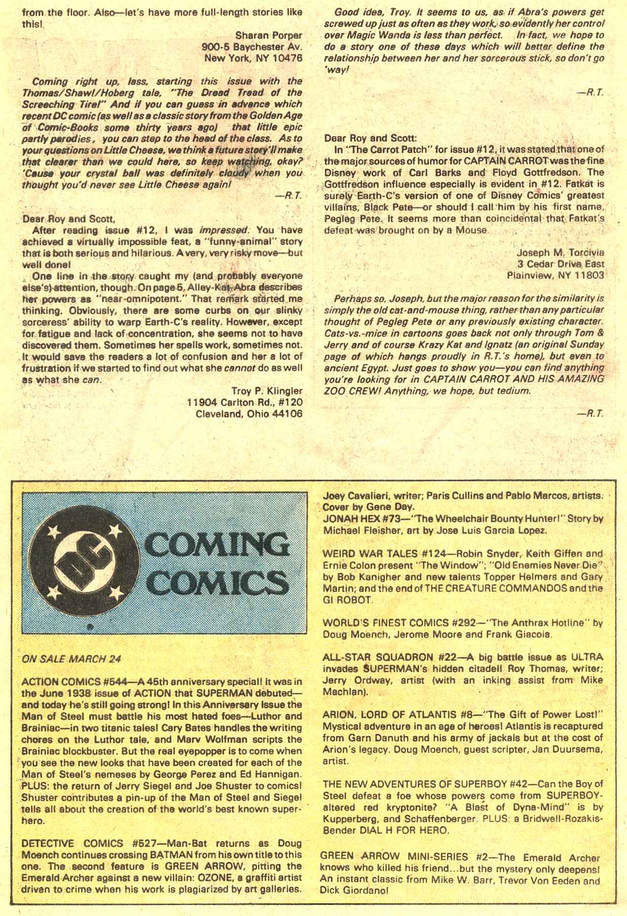 Read online Captain Carrot and His Amazing Zoo Crew! comic -  Issue #16 - 26